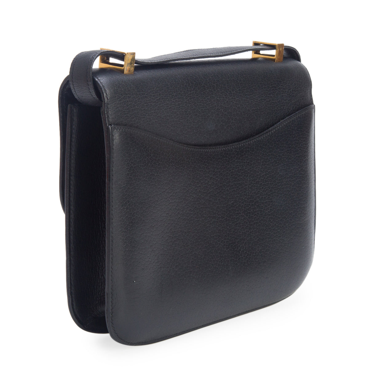 Hermes Vintage Noir Mysore Leather Constance 24