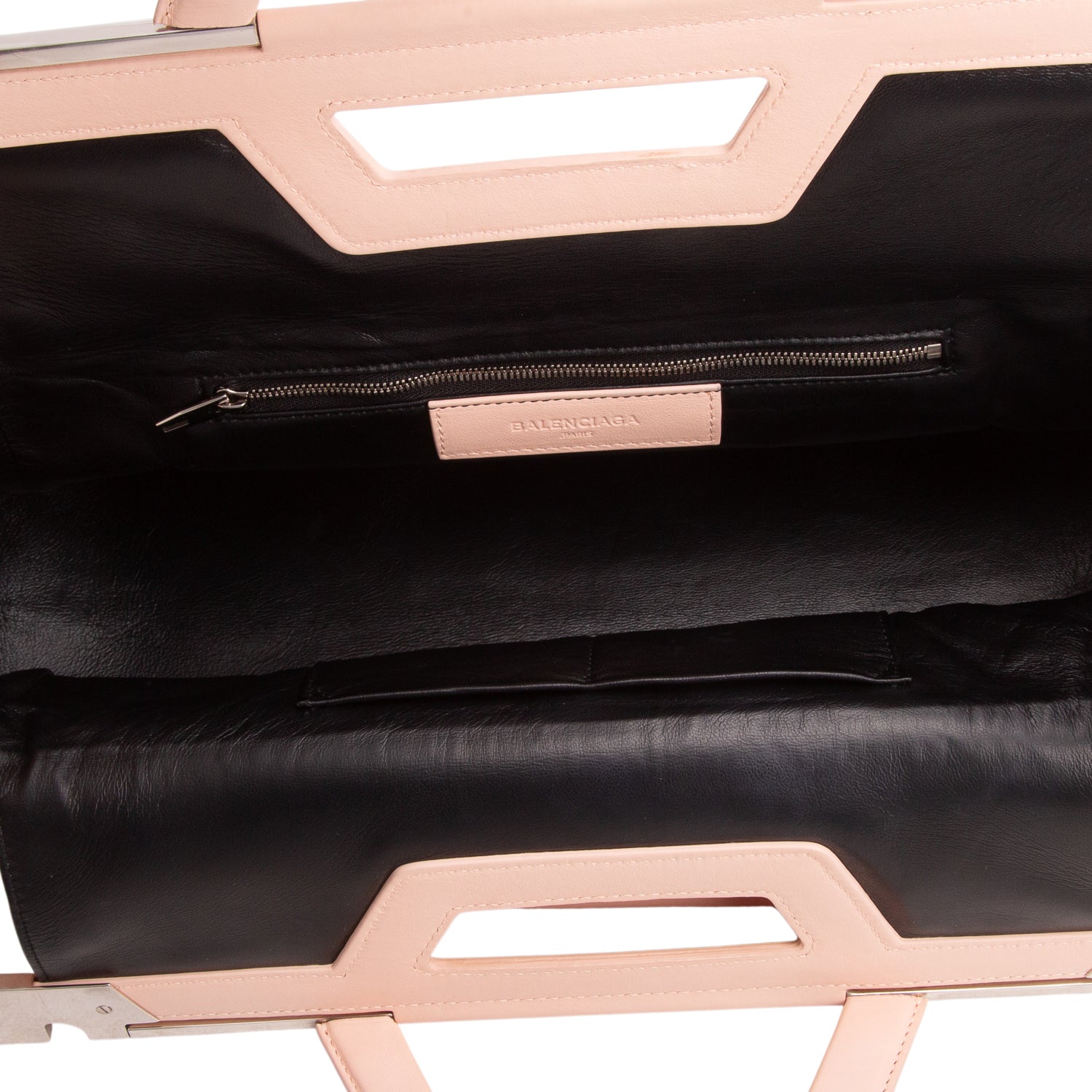 Balenciaga Pink Calfskin Ray Doctor Clutch