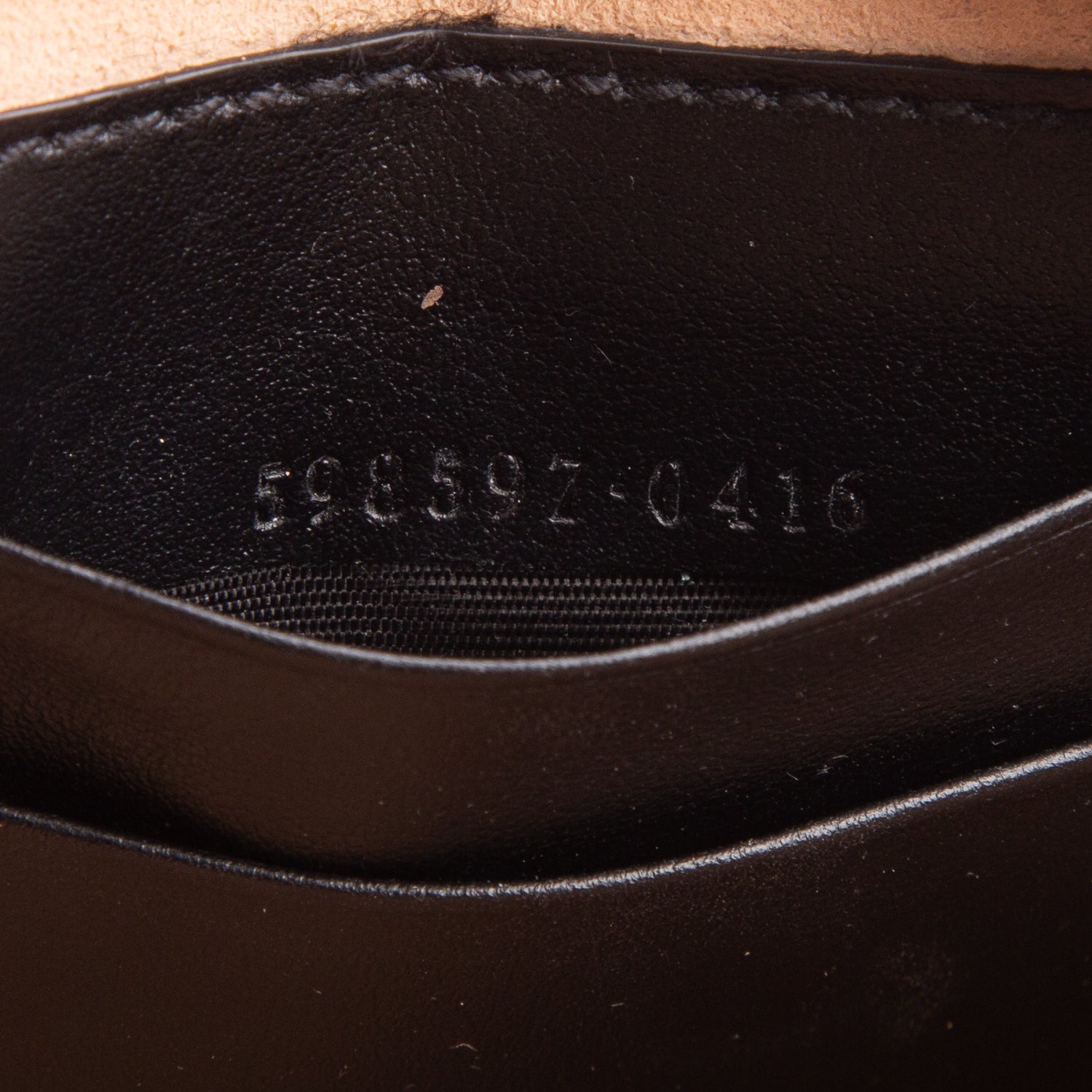 Gucci Black Calfskin Matelasse Mini GG Marmont Crossbody Bag