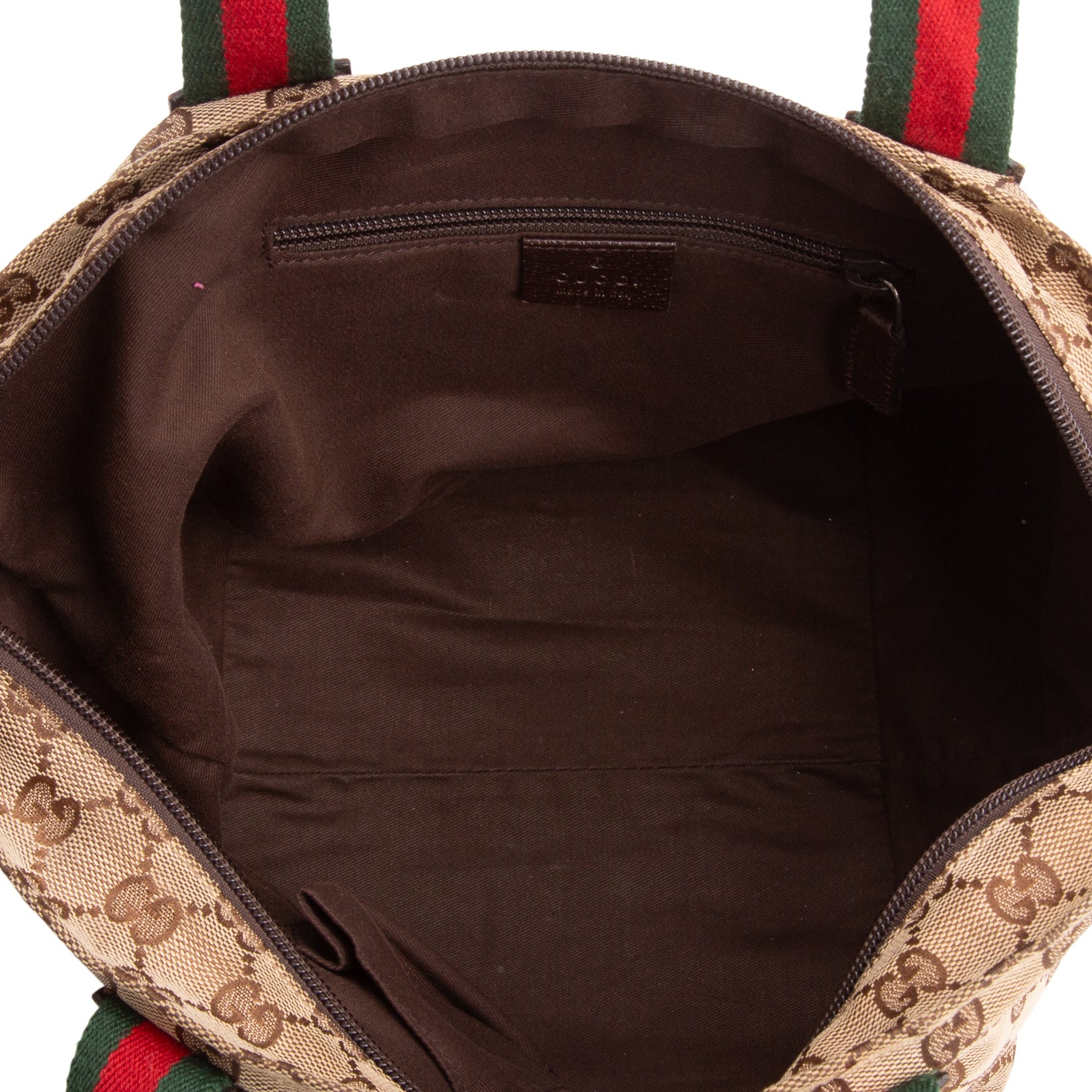 Gucci GG Monogram Small Web Handle Bucket Tote