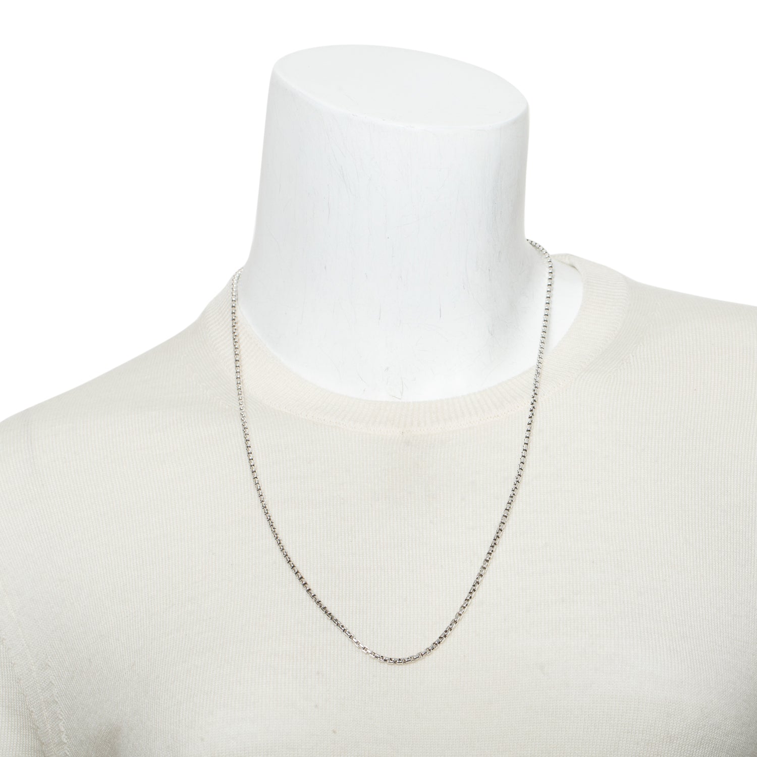 David Yurman Sterling Silver 2.7 MM Box Chain Necklace, 24"