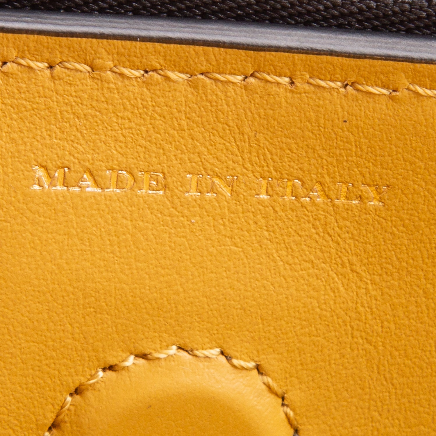Burberry Black Grained Leather Half Moon Chain Bag