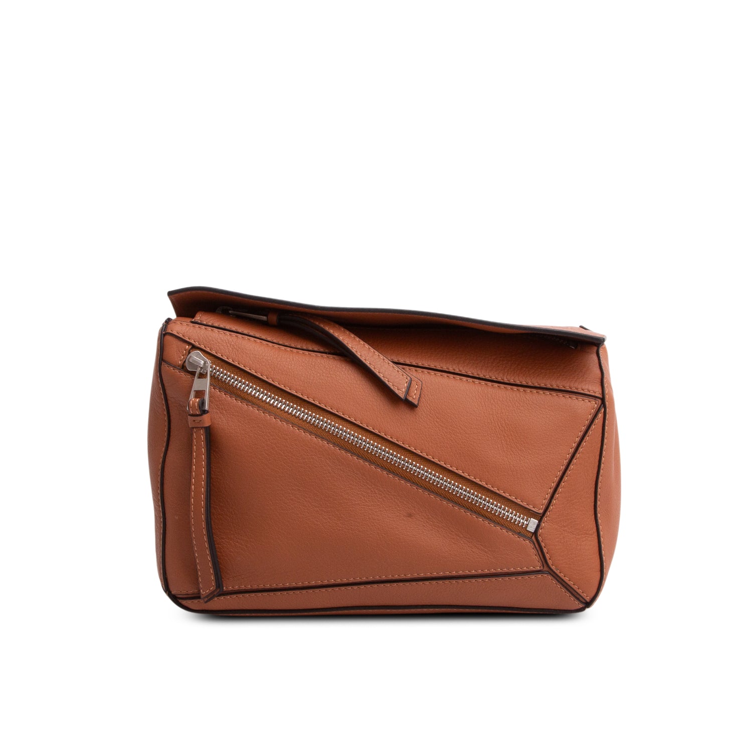 Loewe Brown Calfskin Small Puzzle Edge Bumbag