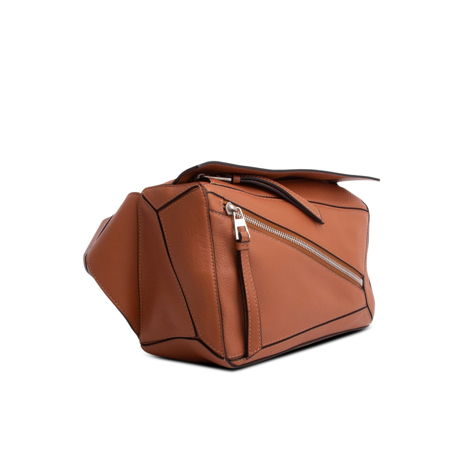 Loewe Brown Calfskin Small Puzzle Edge Bumbag