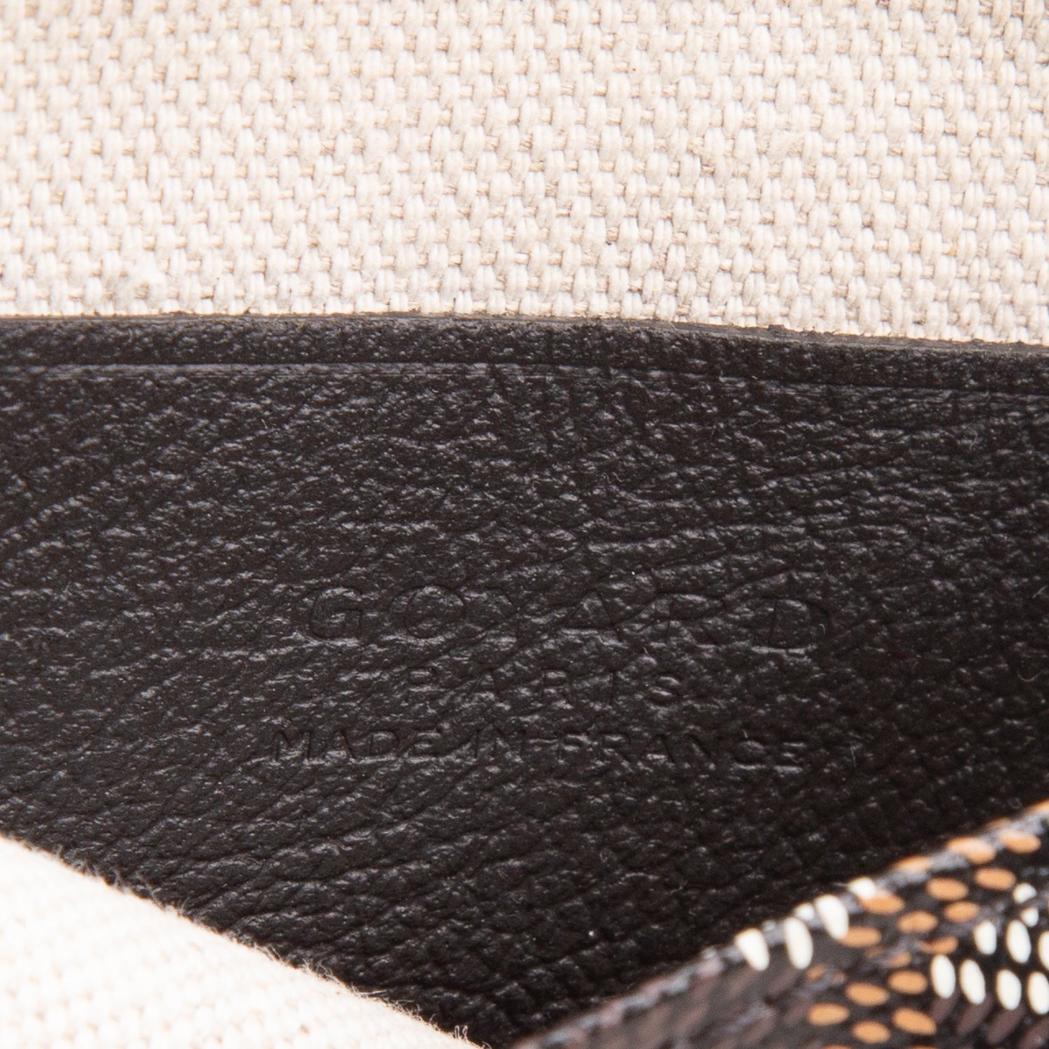 Goyard 2025 Black Goyardine Plumet Wallet Clutch w/ Strap