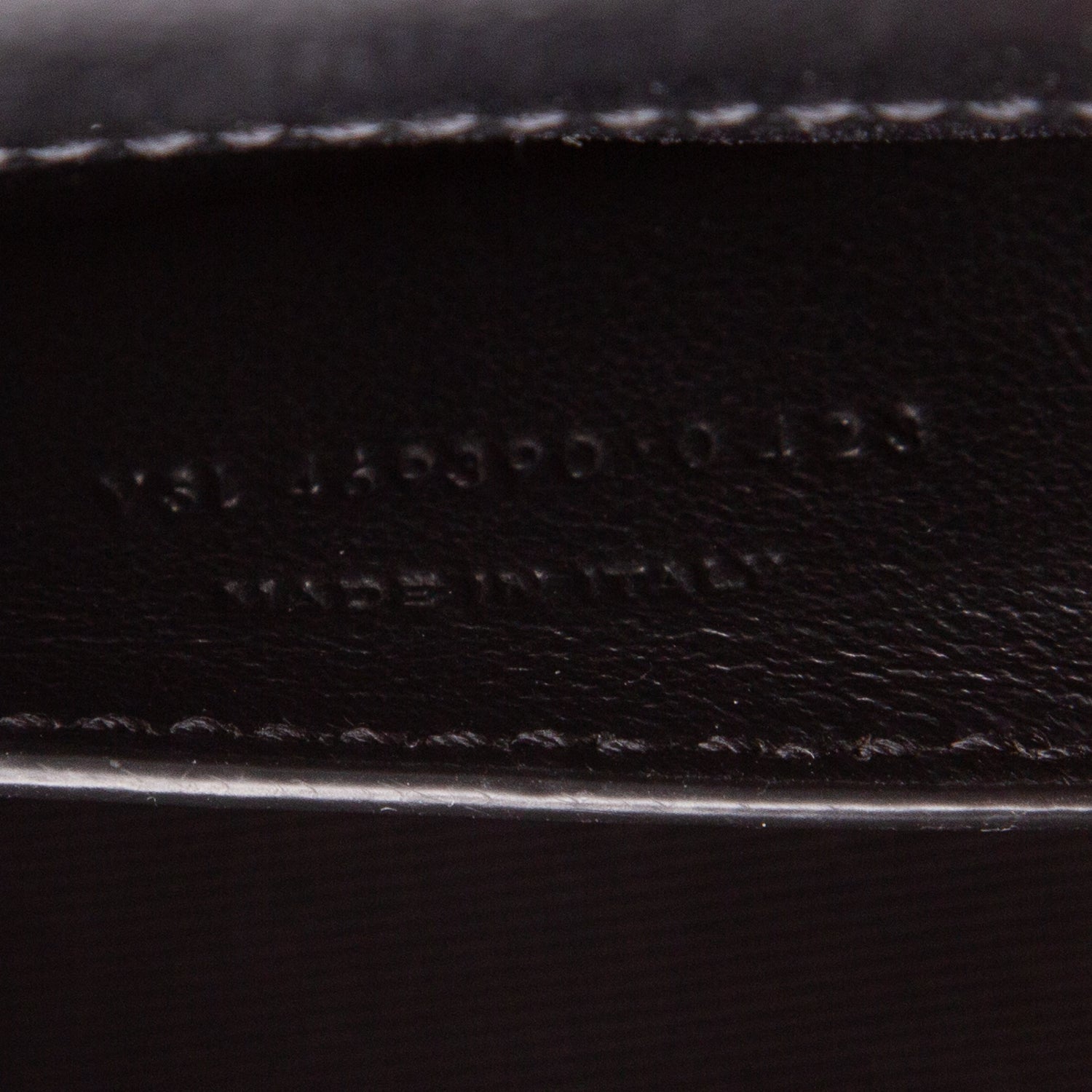 Saint Laurent 2023 Black Grain De Poudre Small Kate Chain Bag w/ Receipt
