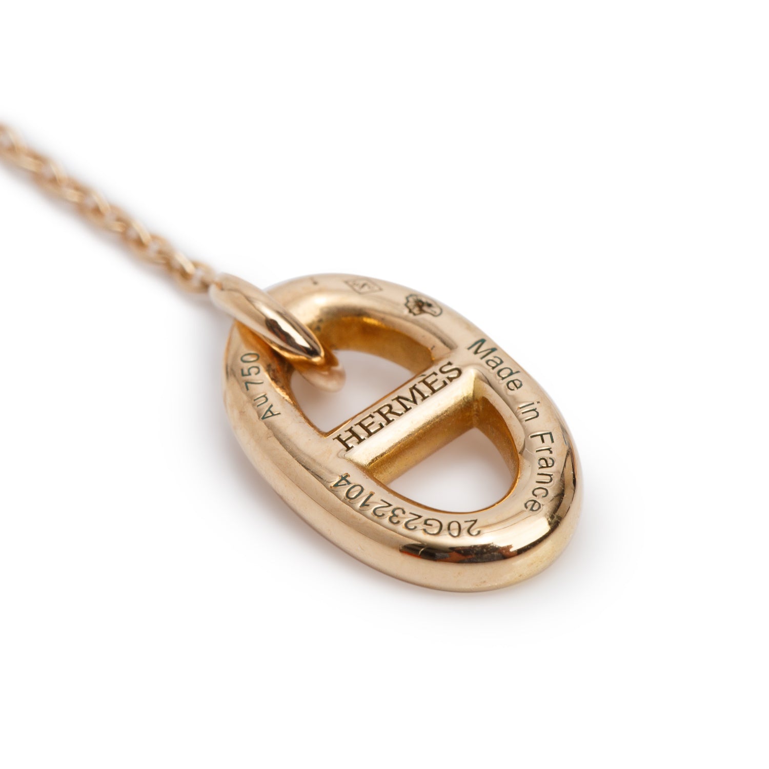 Hermes 18k Rose Gold Farandole Drop Earrings w/ Box