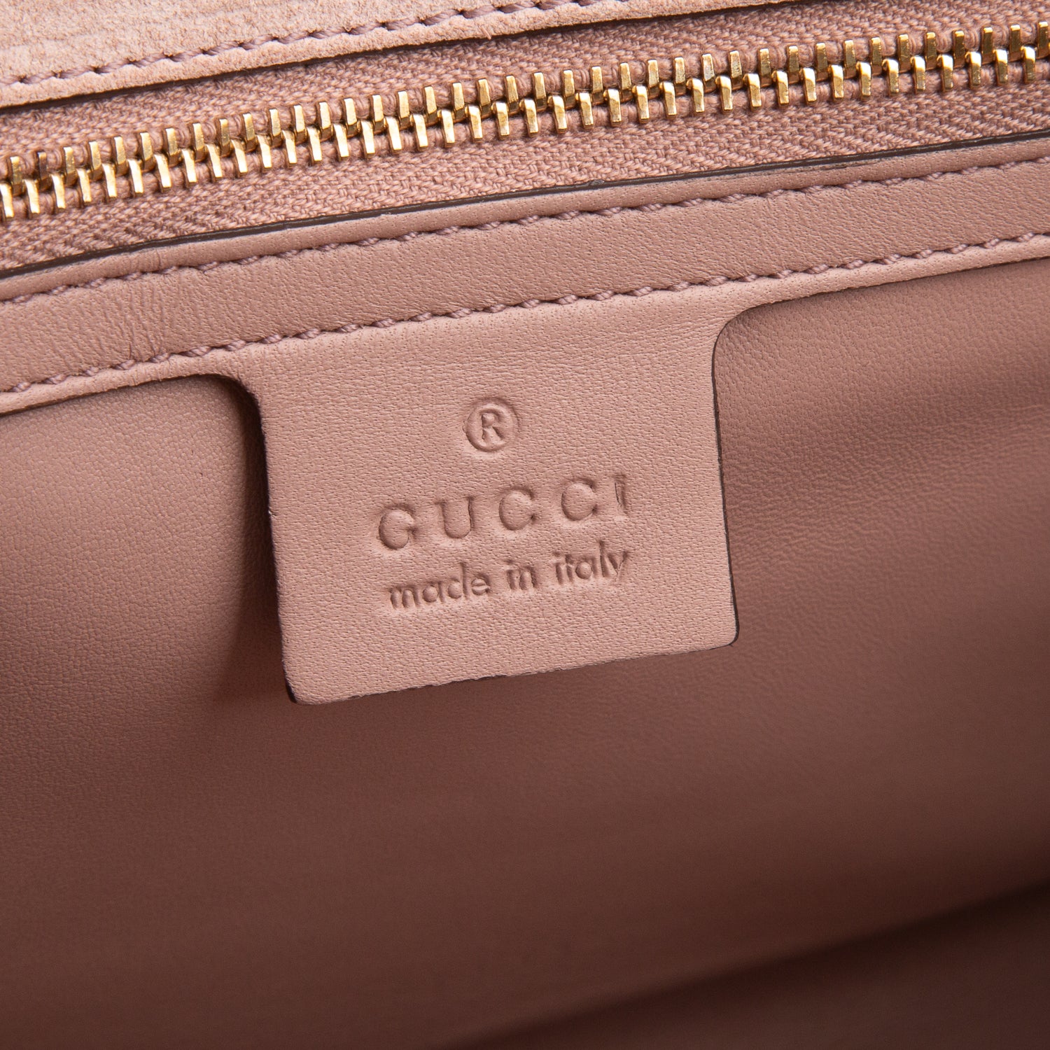 Gucci Pink Patent Leather Signature Small Broadway Clutch