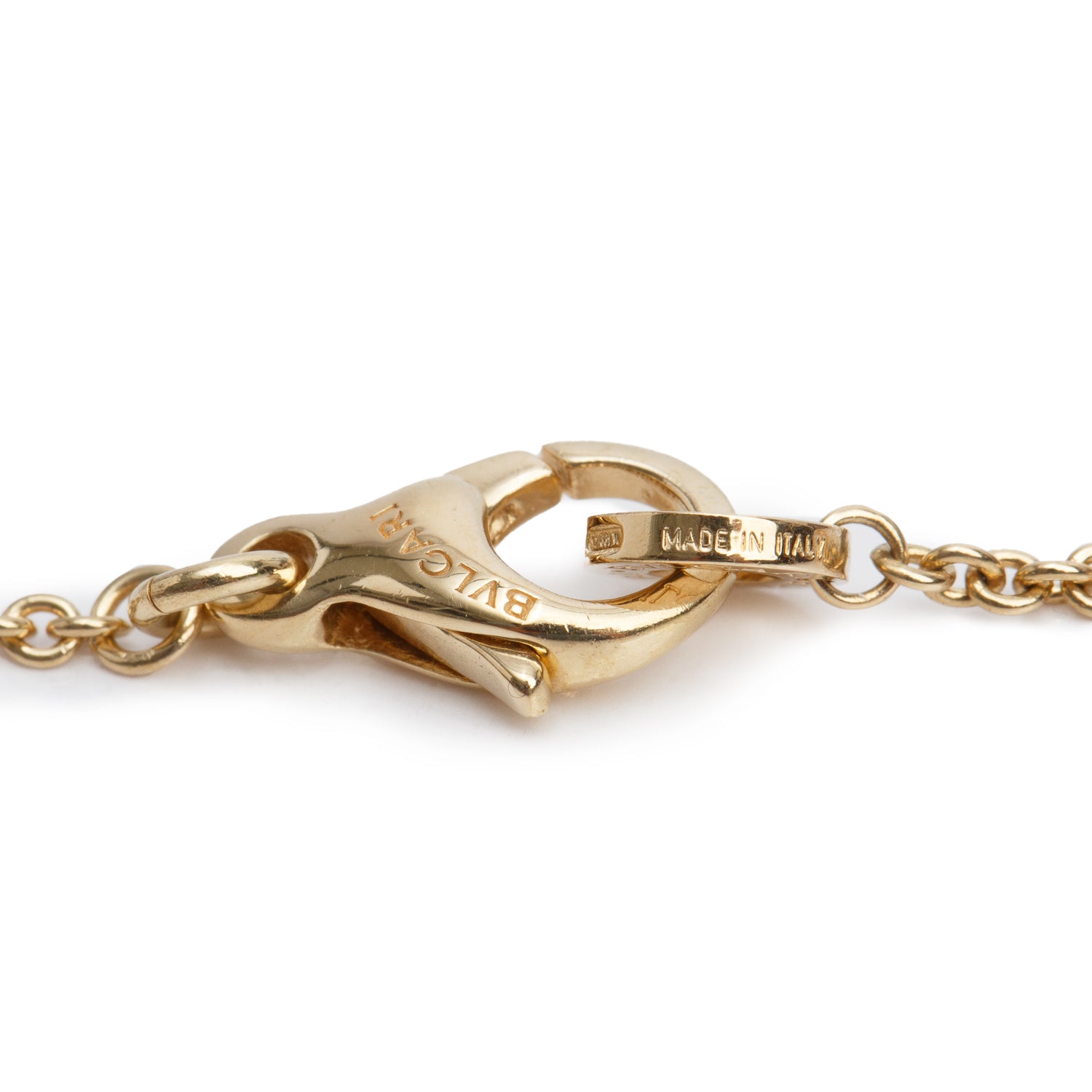 BVLGARI 2024 18k Yellow Gold B.Zero1 Pendant Necklace w/ Box