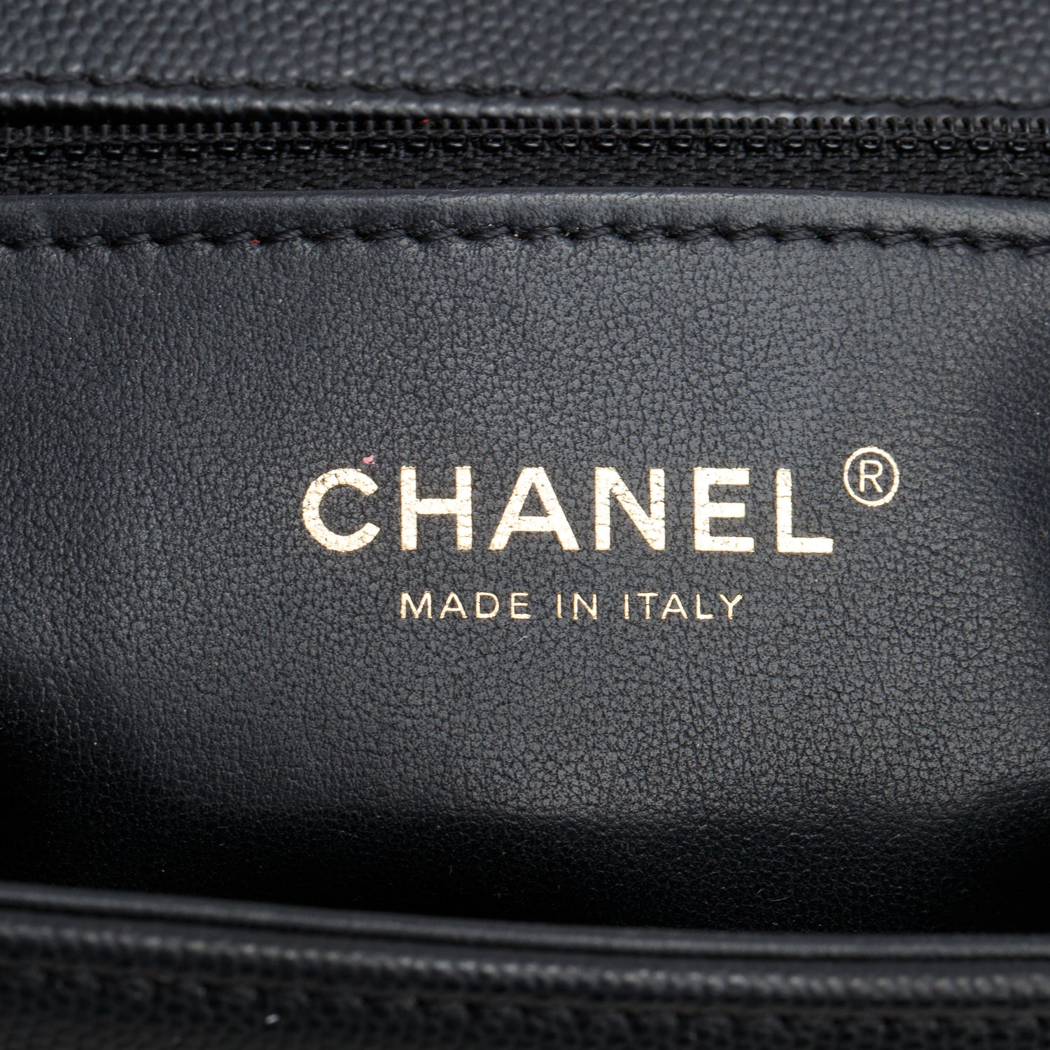 Chanel Black Caviar Quilted Large Boy Flap w/ Box