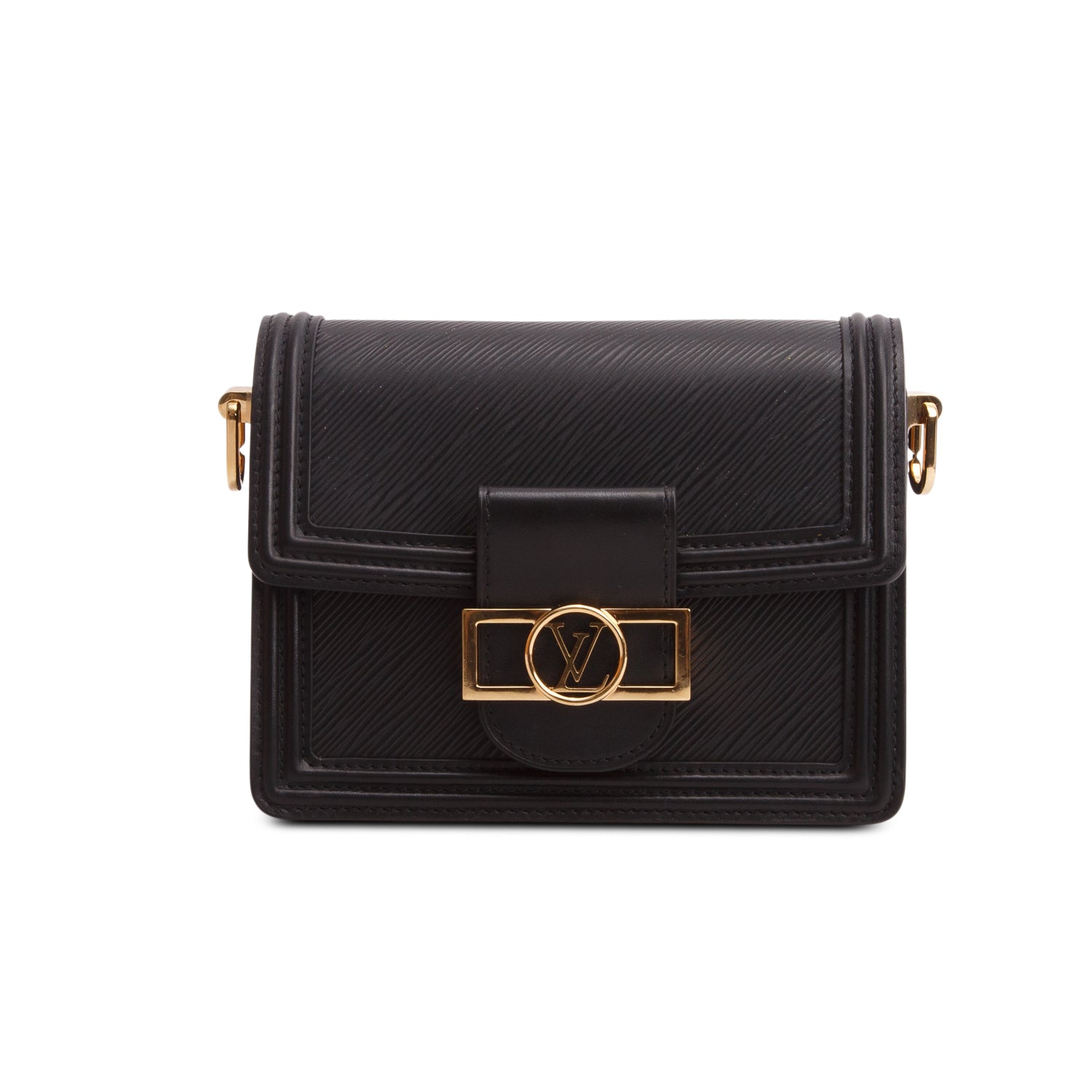 Louis Vuitton 2024 Black Epi Dauphine Mini w/ Box, Receipt & Straps