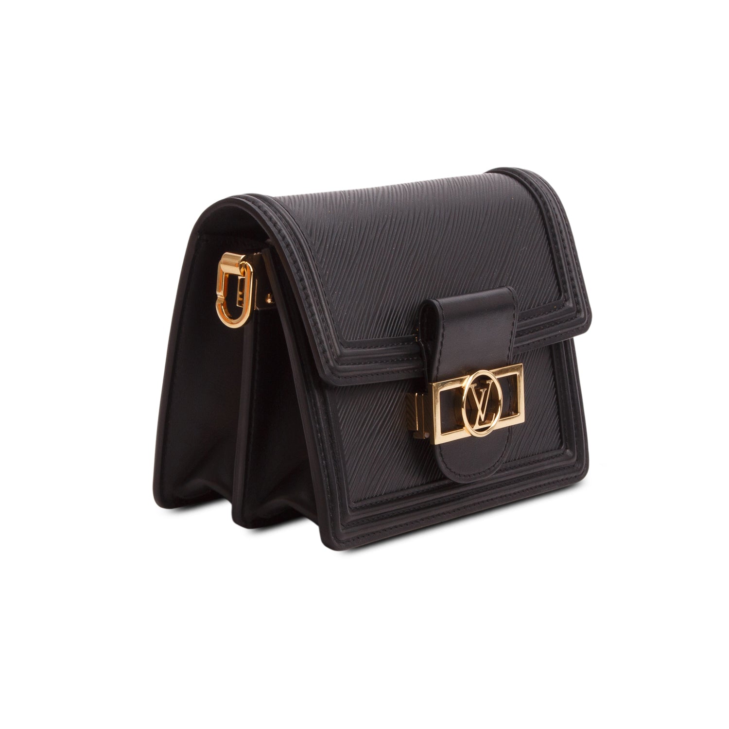 Louis Vuitton 2024 Black Epi Dauphine Mini w/ Box, Receipt & Straps