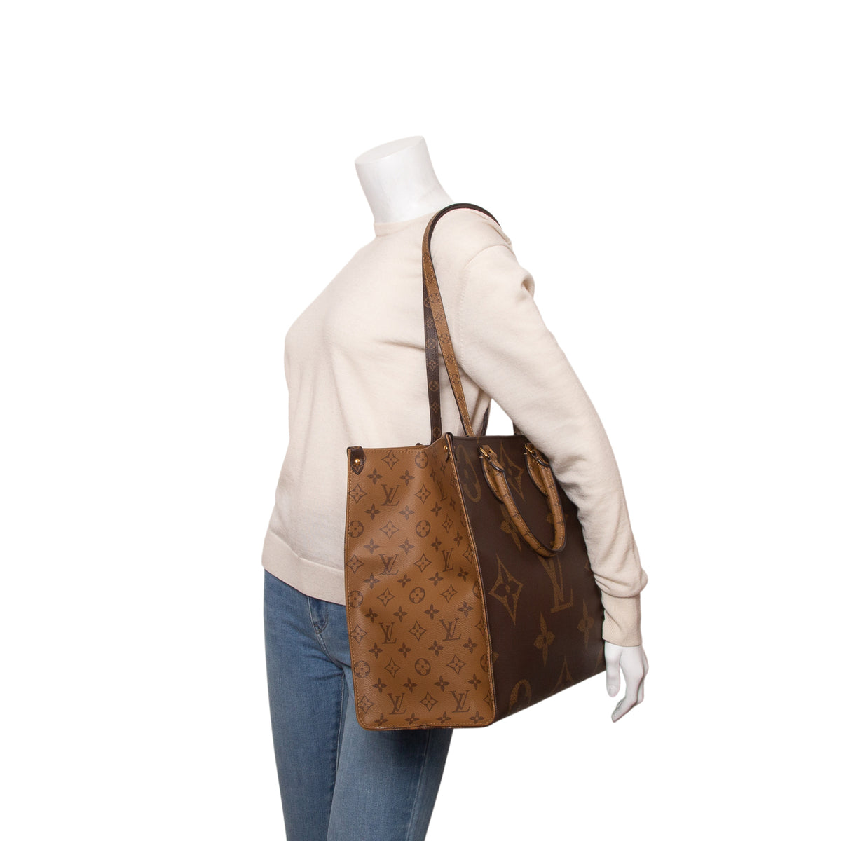 Louis Vuitton Reverse Monogram Giant OnTheGo MM w/ Box & Receipt
