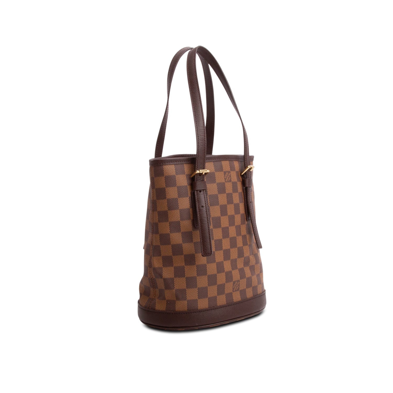 Louis Vuitton Damier Ebene Marais Bucket Bag 23 w/ Pouch