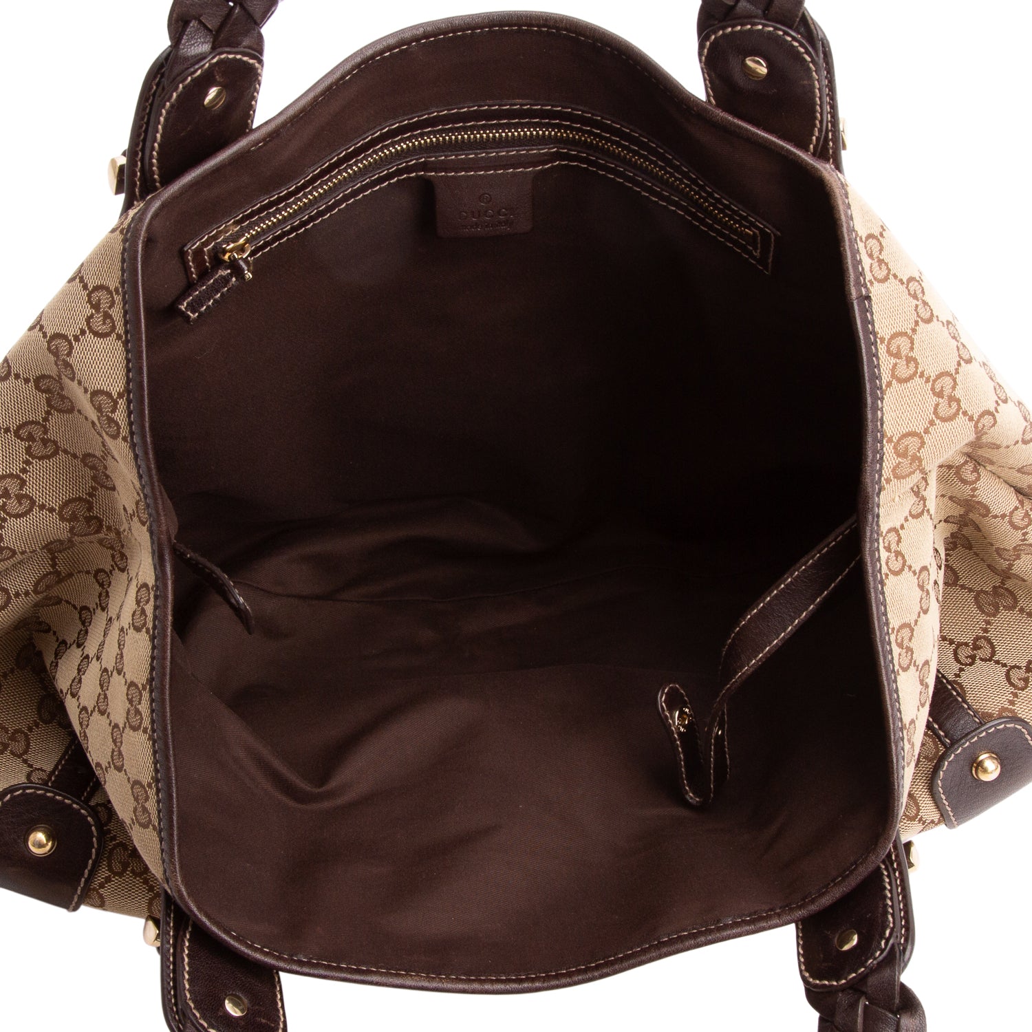 Gucci Brown Monogram Medium Pelham Shoulder Bag