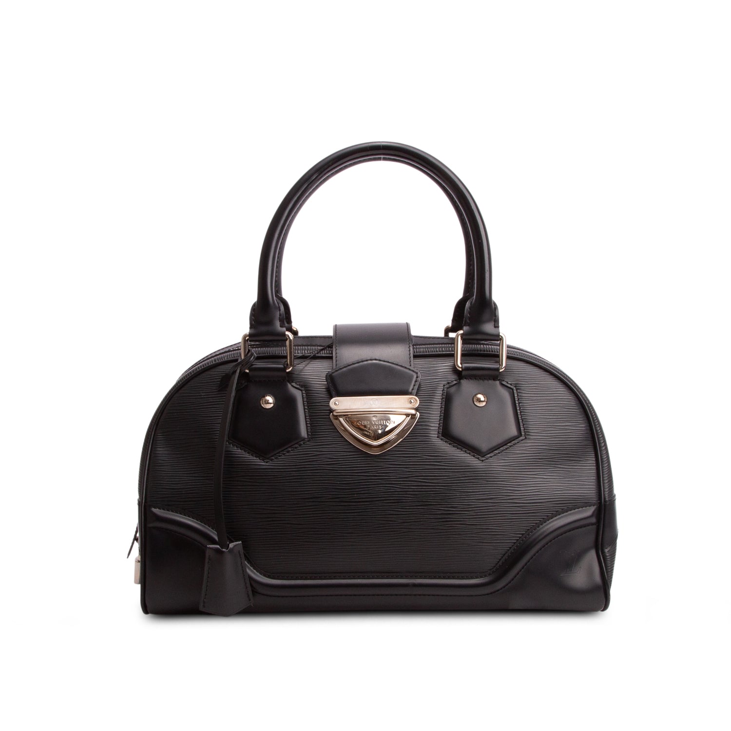 Louis Vuitton Black Epi Bowling Montaigne GM
