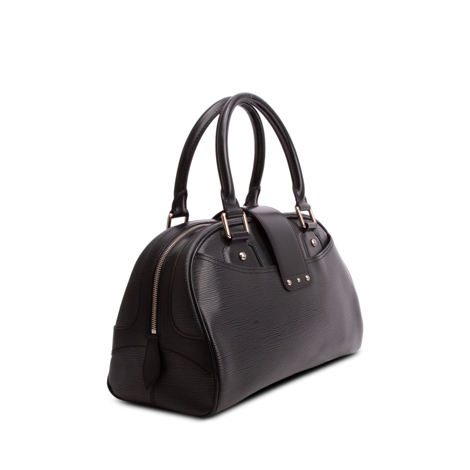 Louis Vuitton Black Epi Bowling Montaigne GM