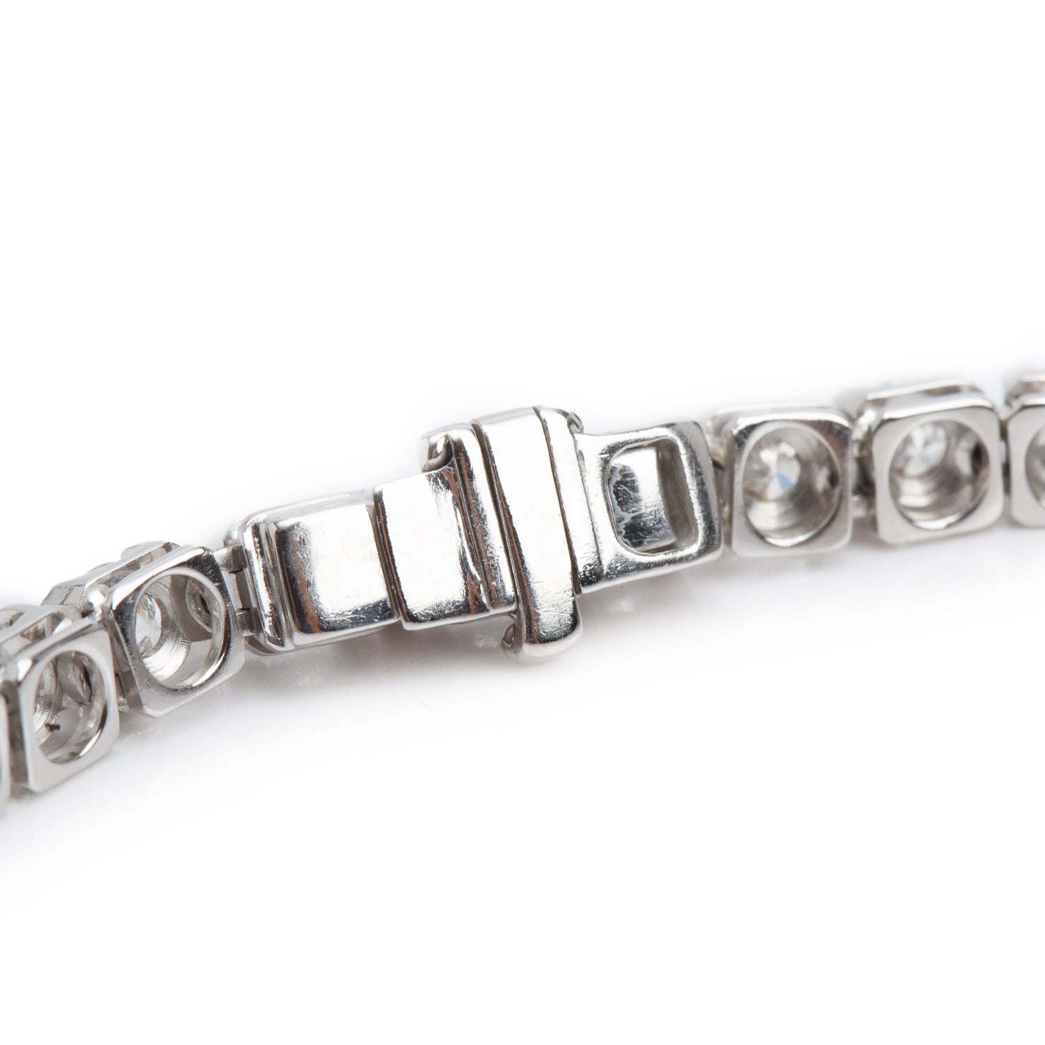 18k White Gold 5.50 tcw. Diamond Tennis Bracelet