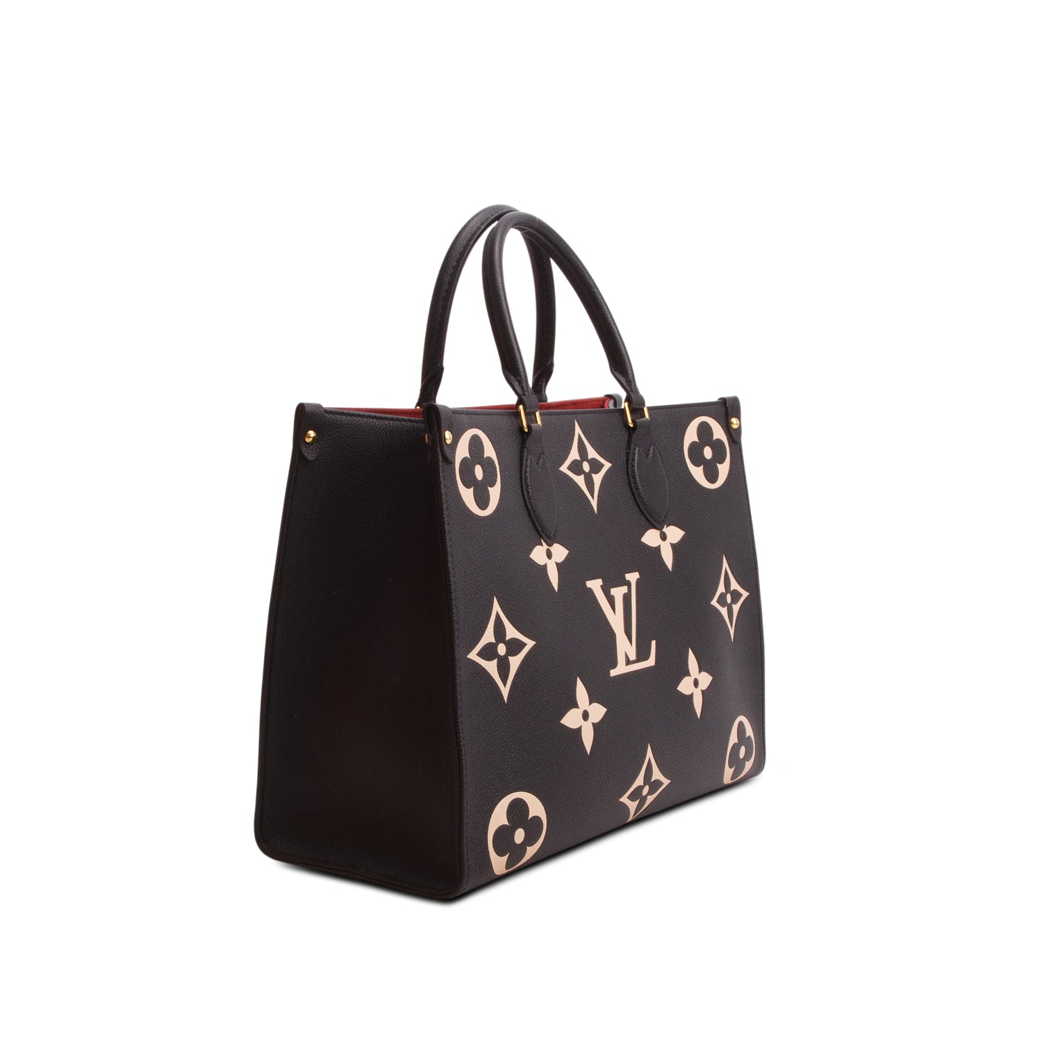 Louis Vuitton Black Empreinte Monogram Giant OnTheGo MM w/ Box