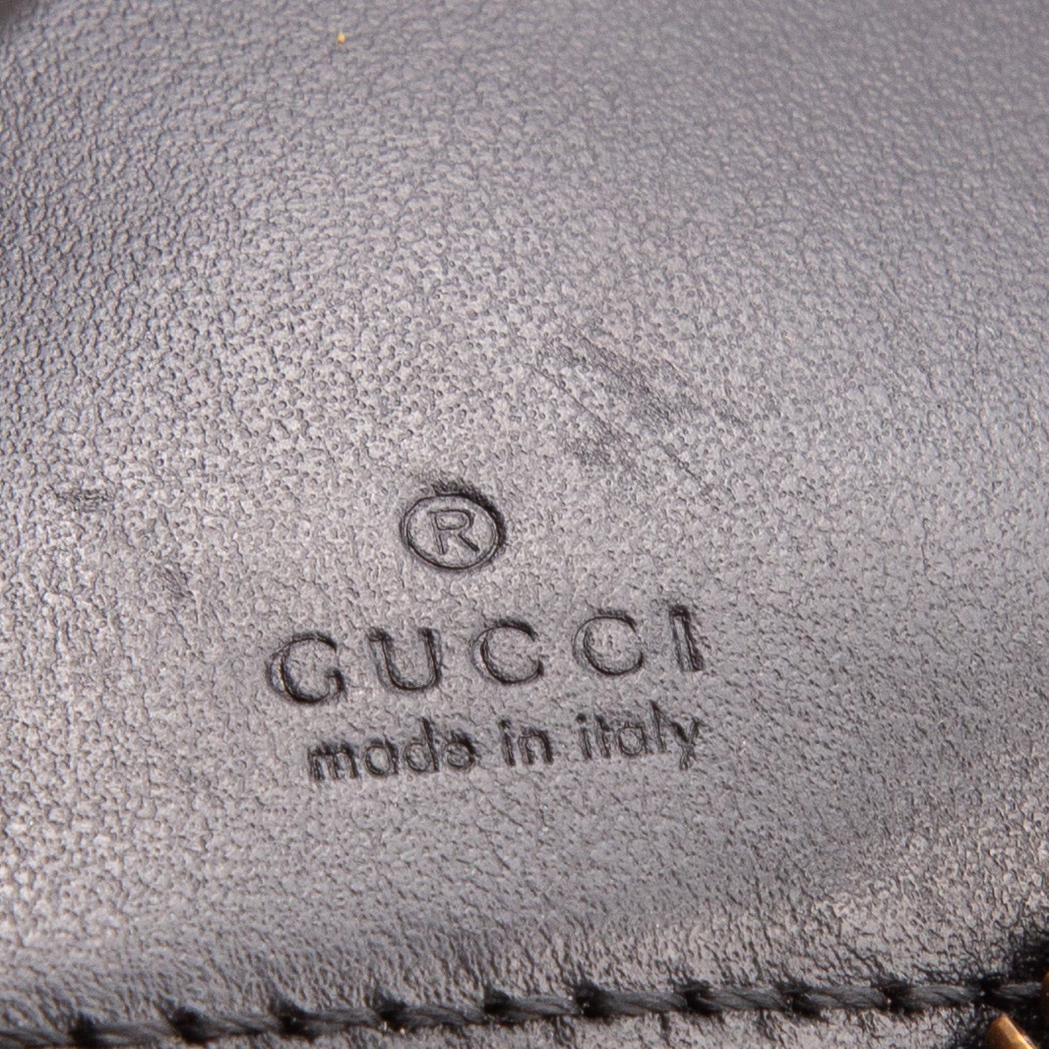 Gucci Black Calfskin Matelasse Chevron Mini GG Marmont Half Moon Hobo w/ Box & Strap