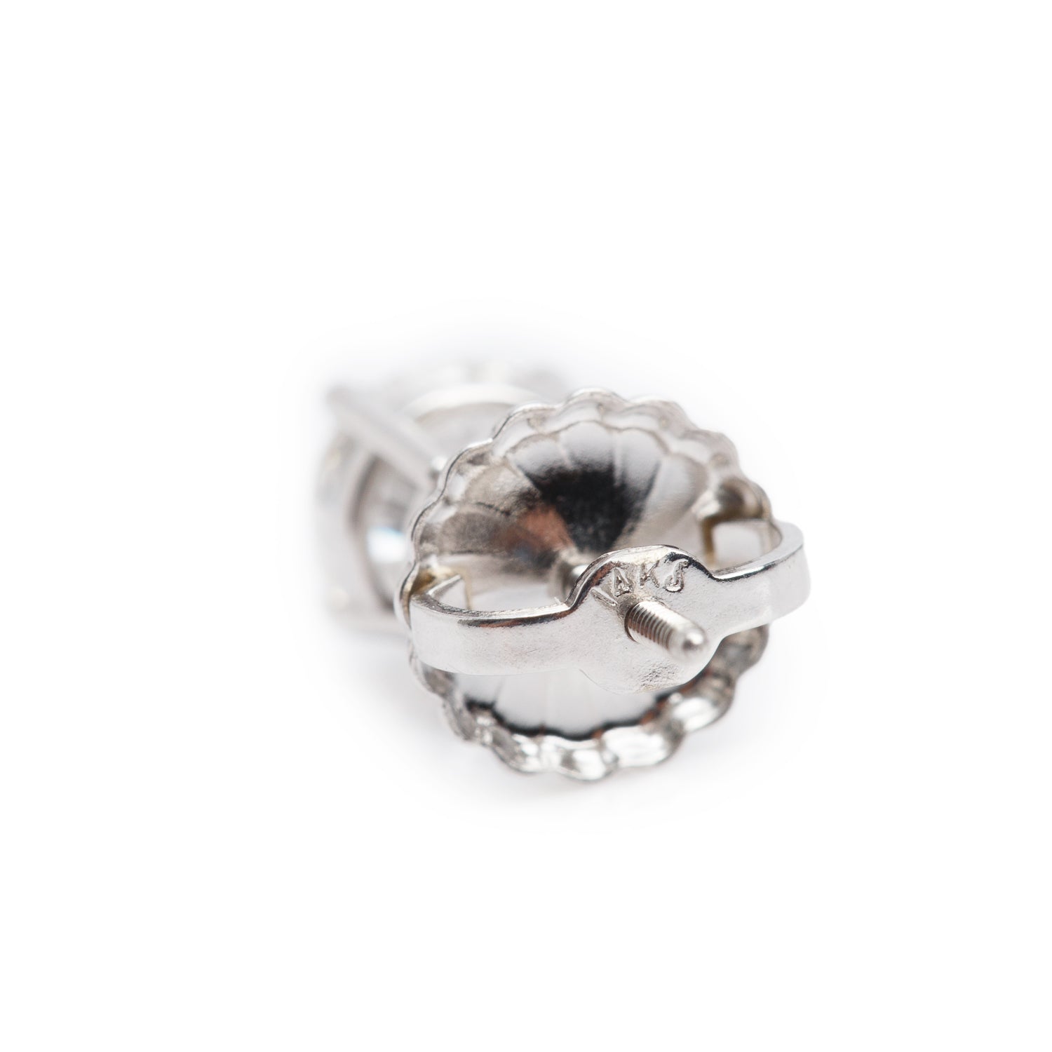 14k White Gold 1.35 tcw. Diamond Stud Earrings