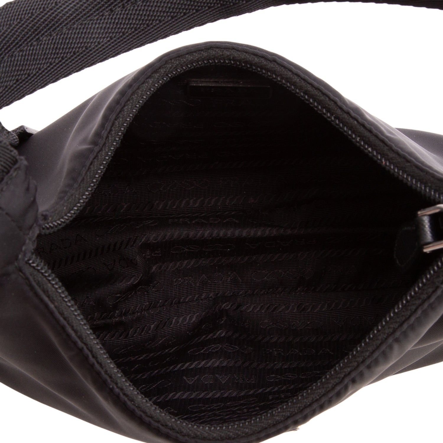 Prada Black Re-Nylon Saffiano Re-Edition 2000 Mini Bag