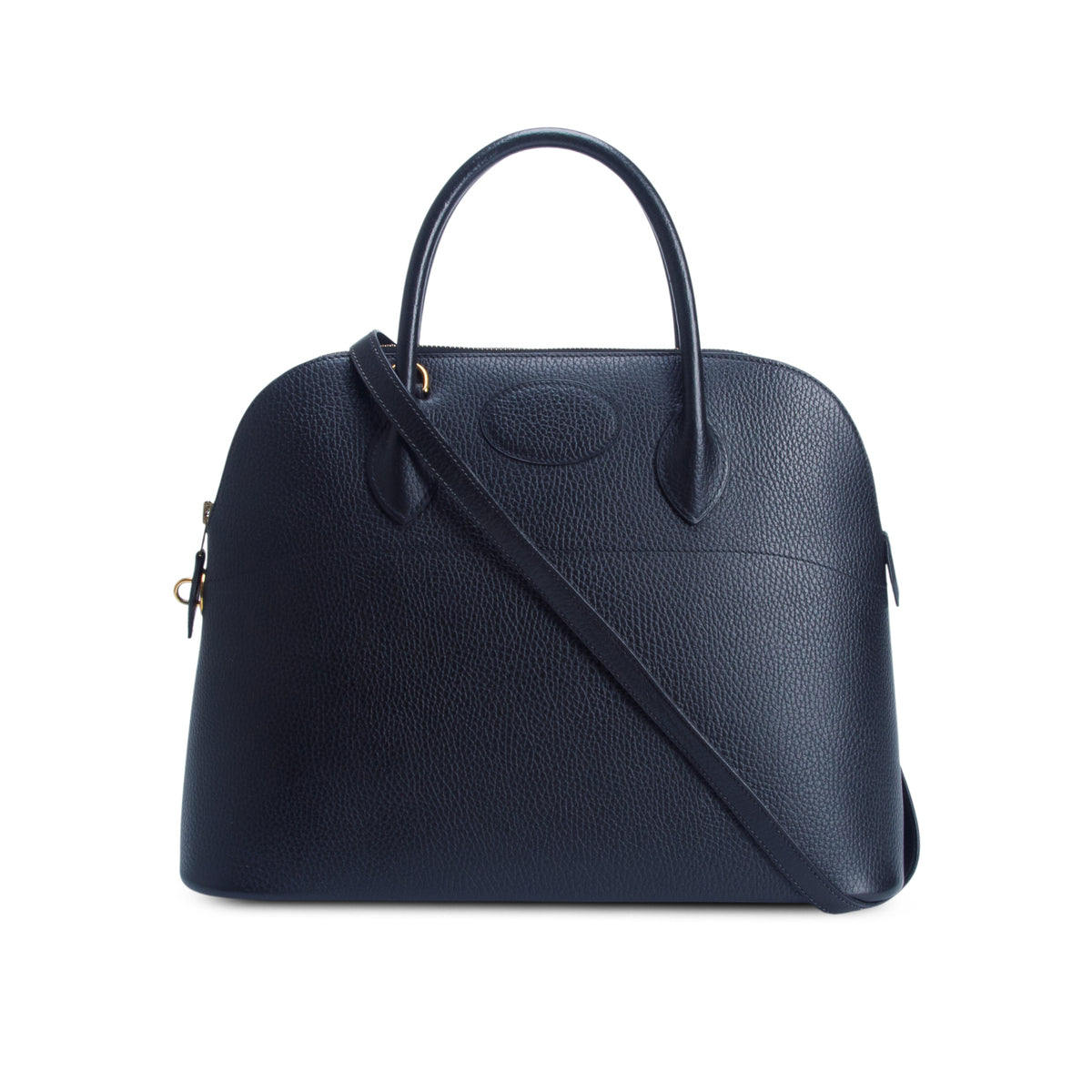 Hermes Vintage Noir Ardennes Bolide 35 w/ Strap