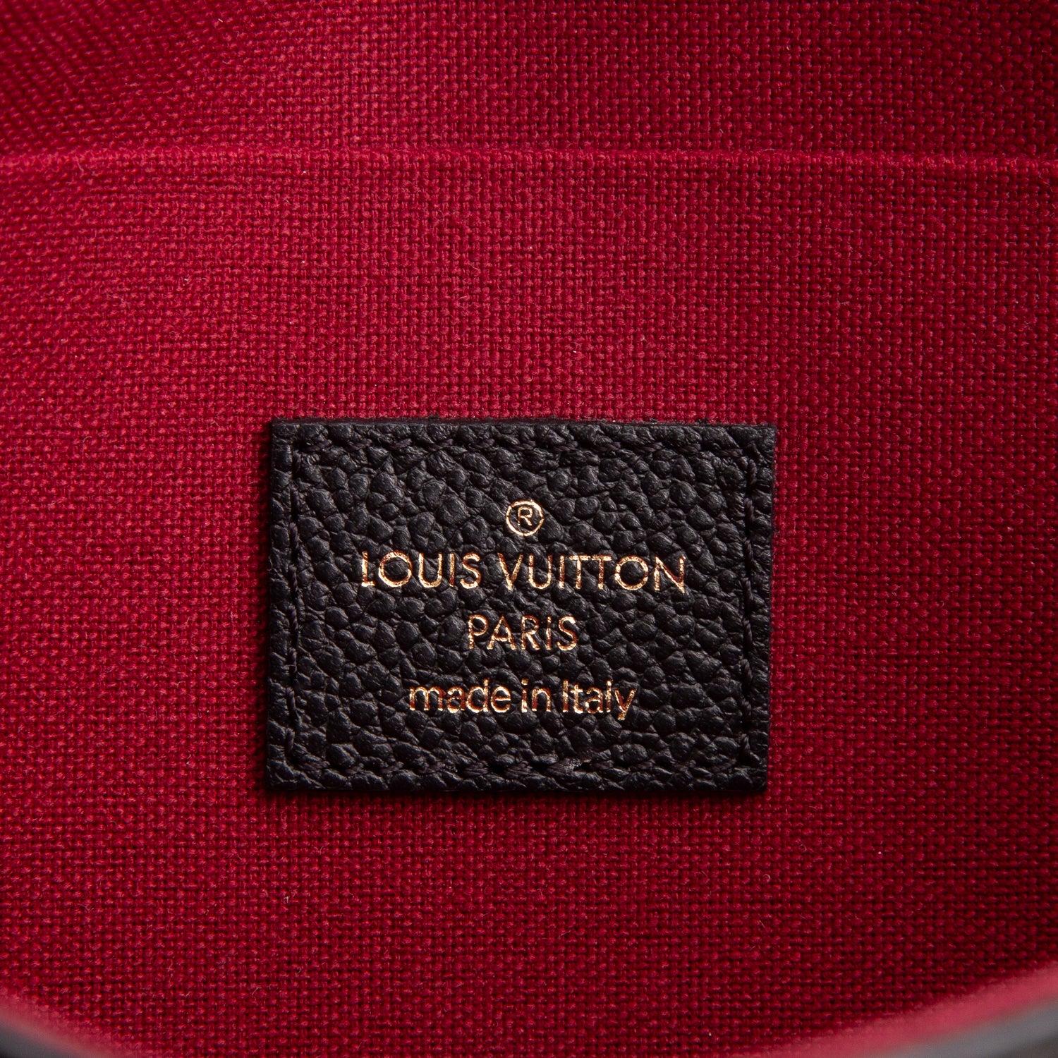 Louis Vuitton 2022 Black Monogram Empreinte Leather Felicie Pochette w/ Box, Inserts & Receipt
