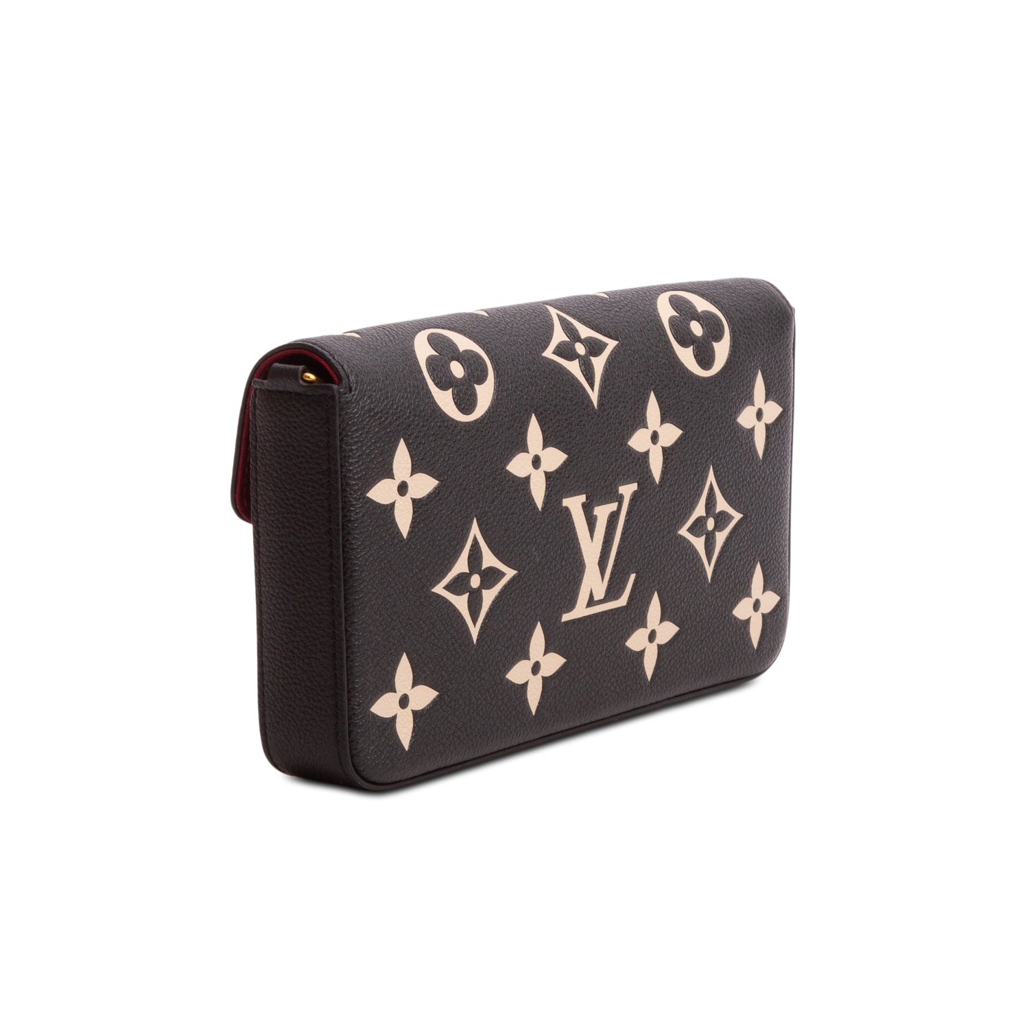 Louis Vuitton 2022 Black Monogram Empreinte Leather Felicie Pochette w/ Box, Inserts & Receipt