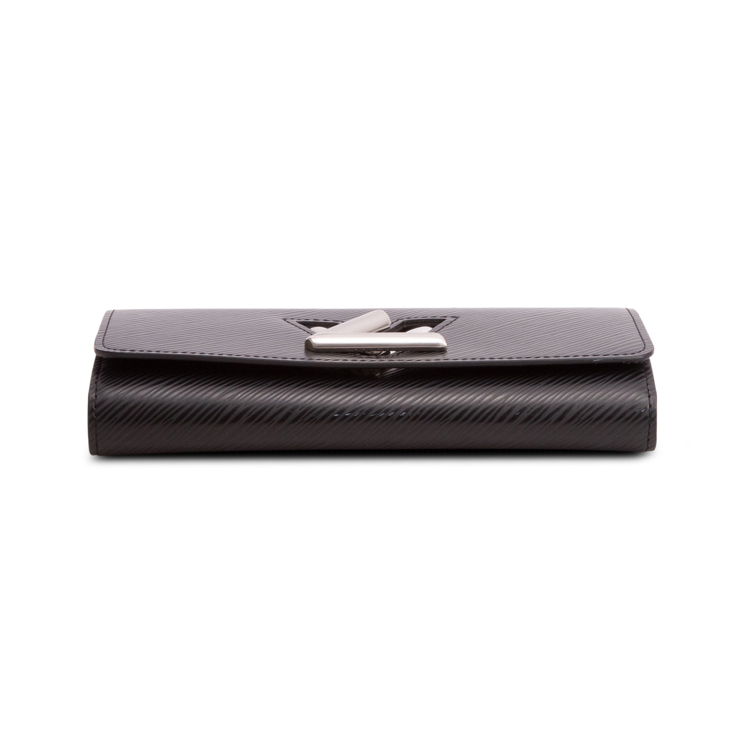 Louis Vuitton Black Epi Leather Twist Wallet w/ Box