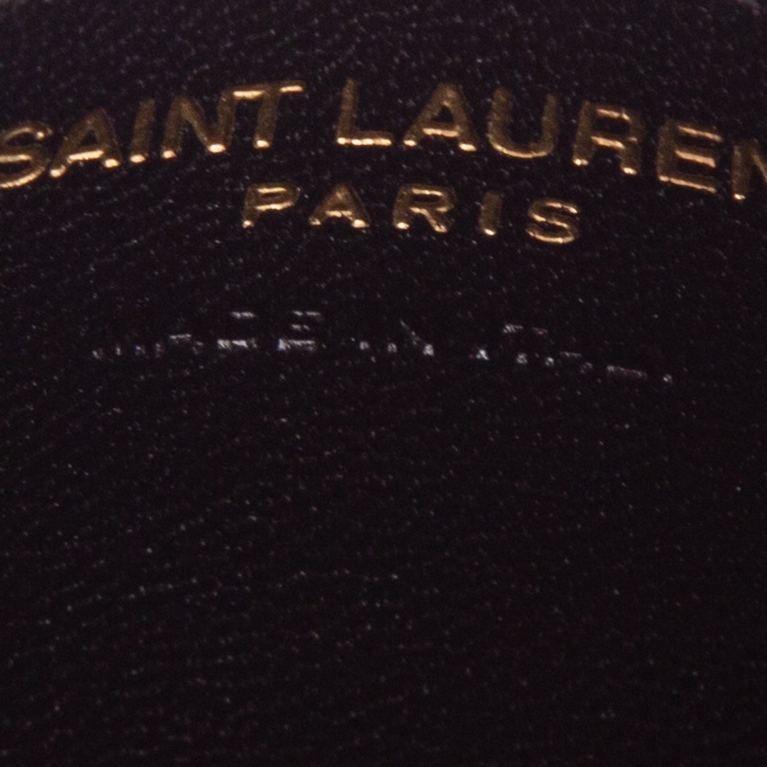 Saint Laurent 2023 Grey Smooth Leather Cassandre Card Case w/ Box