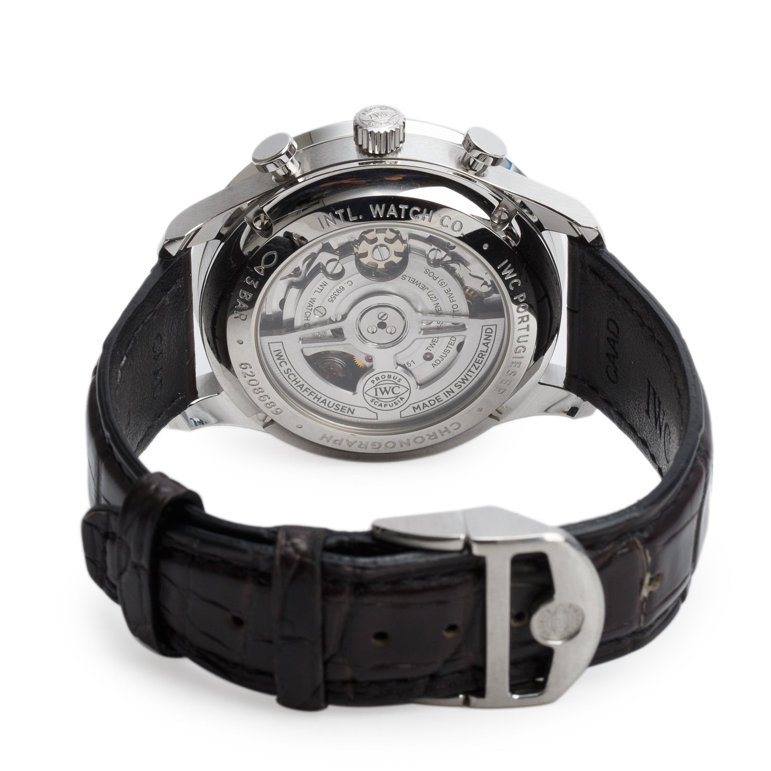 IWC Stainless Steel Portuguese 41 MM Chronograph Automatic Watch IW371445