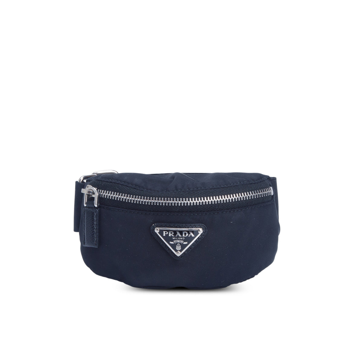 Prada Black Tessuto Re-Nylon Mini Wrist Pouch