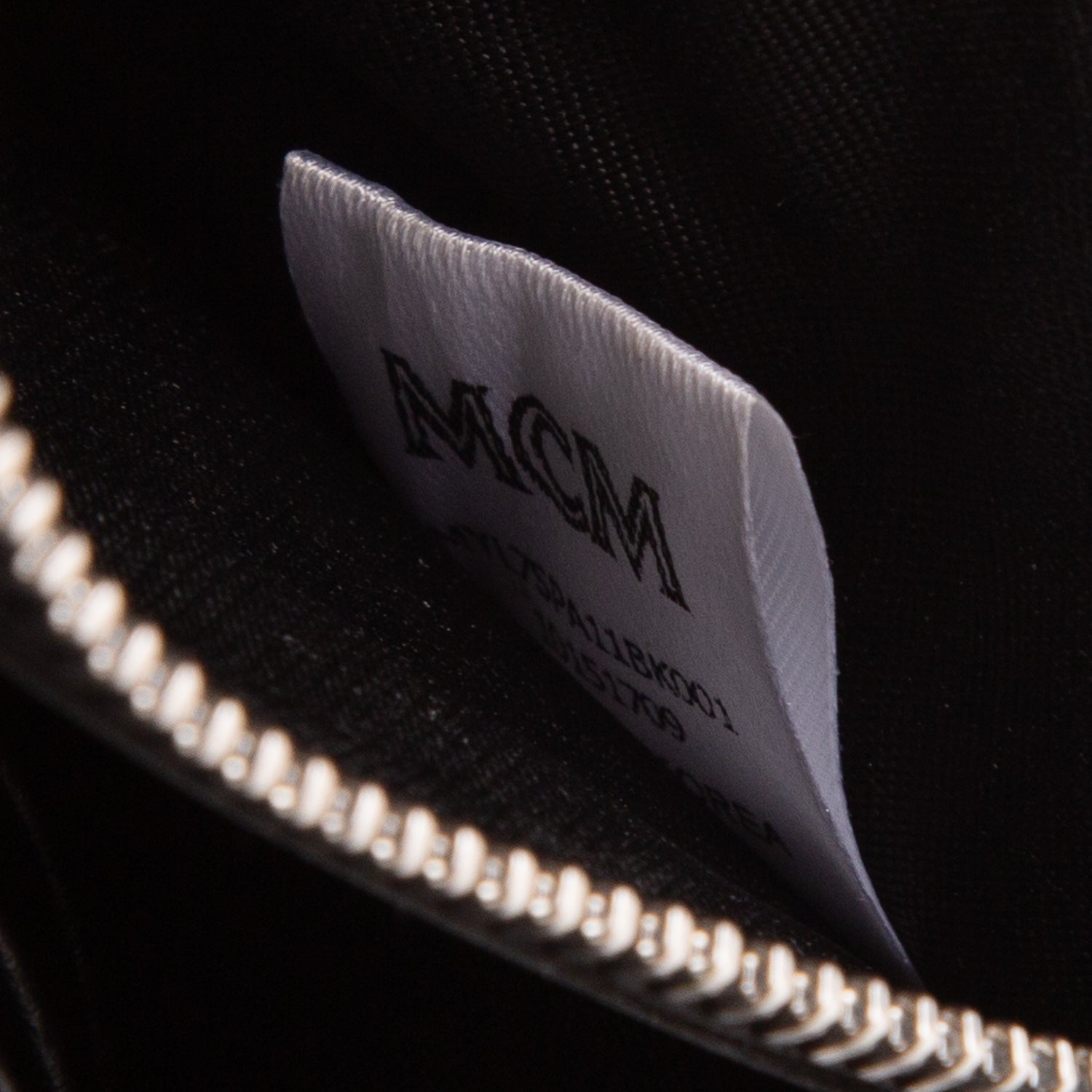 MCM Black Visetos Tracy Chain Wallet Bag w/ Box