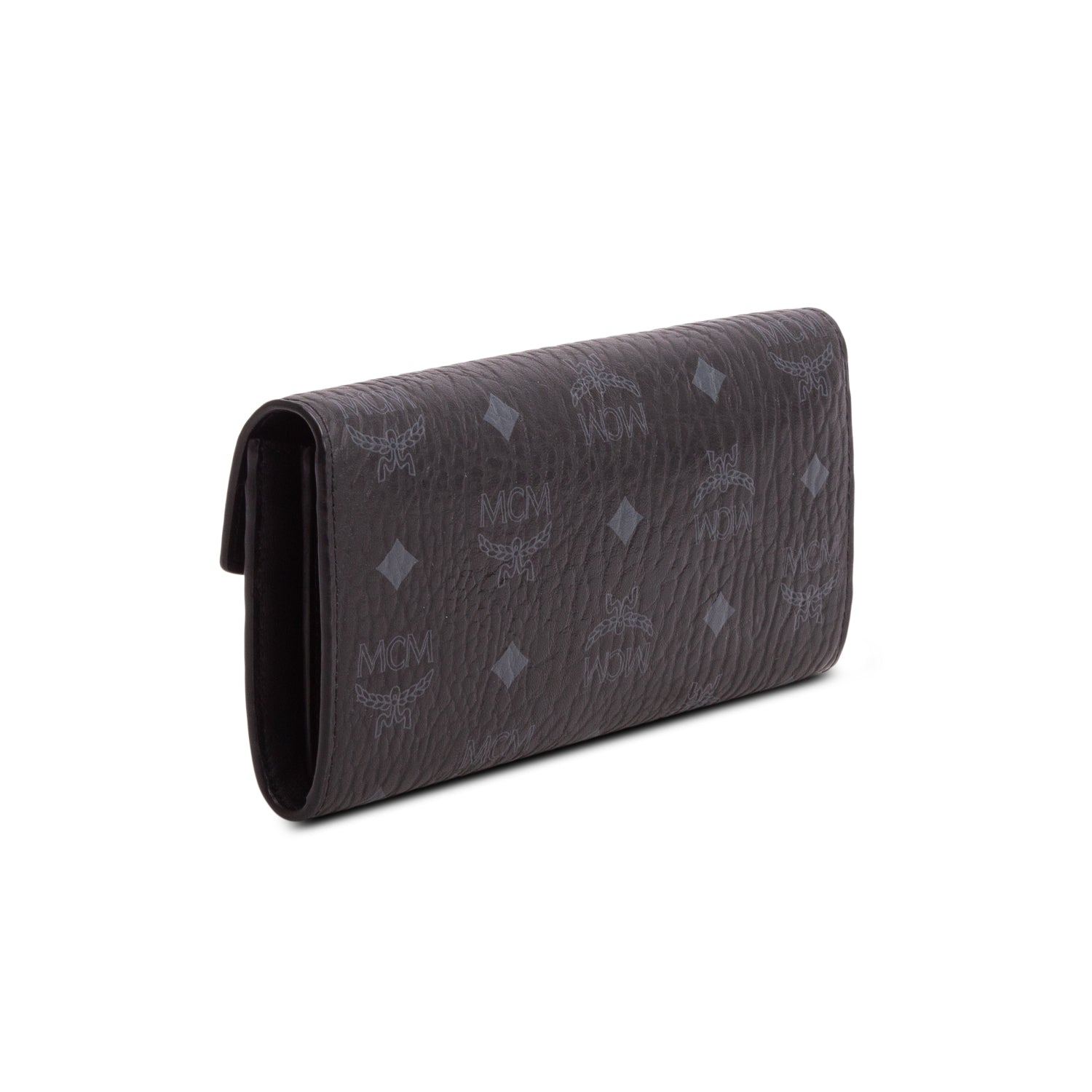 MCM Black Visetos Tracy Chain Wallet Bag w/ Box