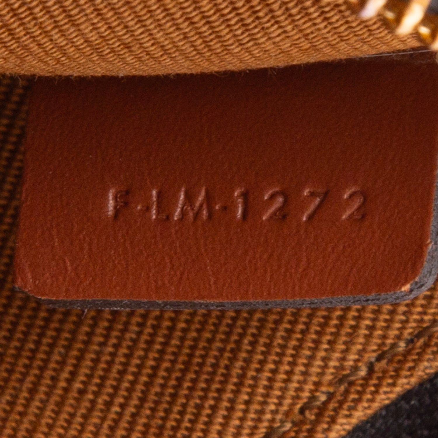Celine 2022 Brown Canvas Calfskin Mini Ava Triomphe Shoulder Bag