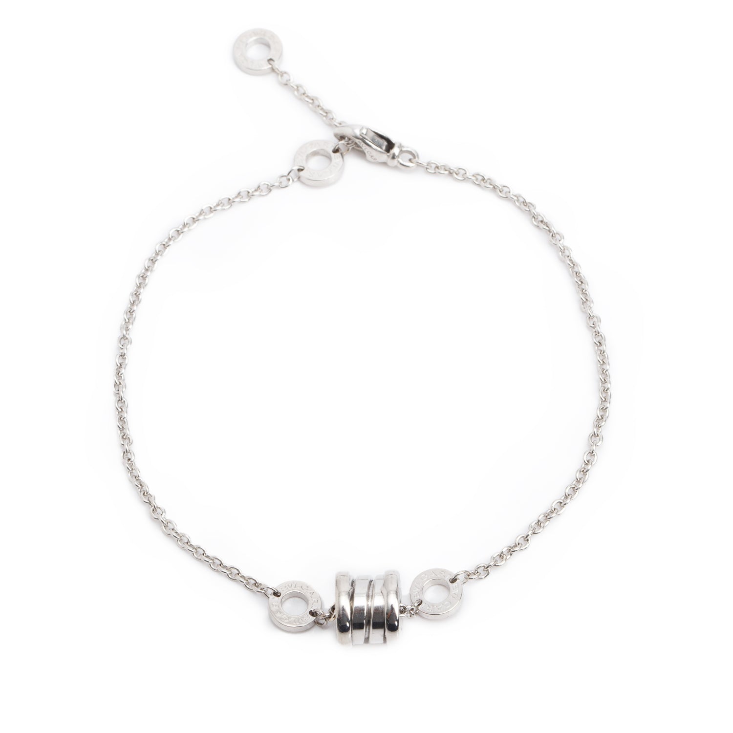 BVLGARI 18k White Gold B.Zero1 Bracelet