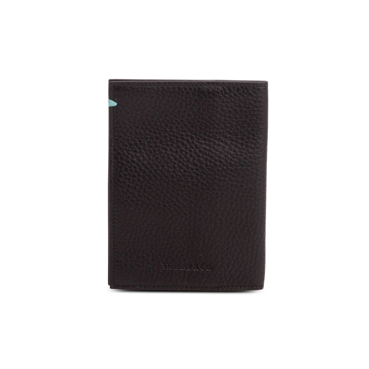 Tiffany & Co. Black Grained Leather Passport Holder w/ Box – OLIVER'S