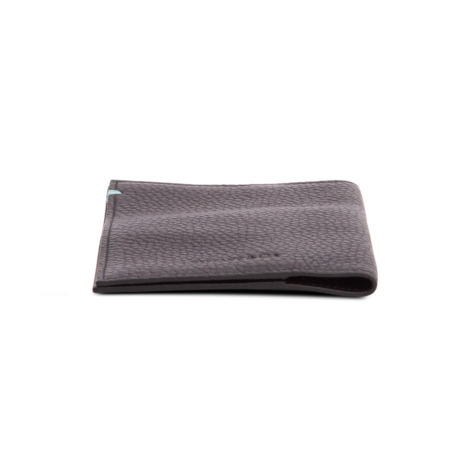 Tiffany & Co. Black Grained Leather Passport Holder w/ Box