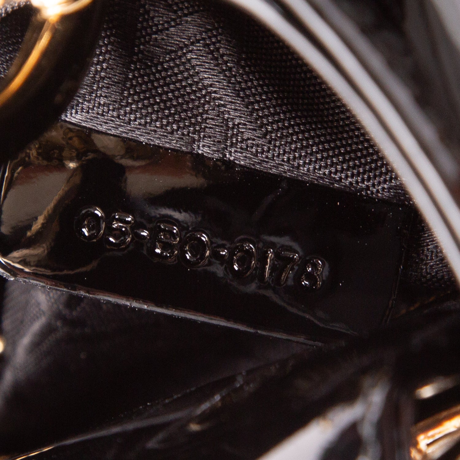 Christian Dior Black Patent Leather Cannage Mini Lady Dior Bag w/ Box, Authenticity Card & Strap