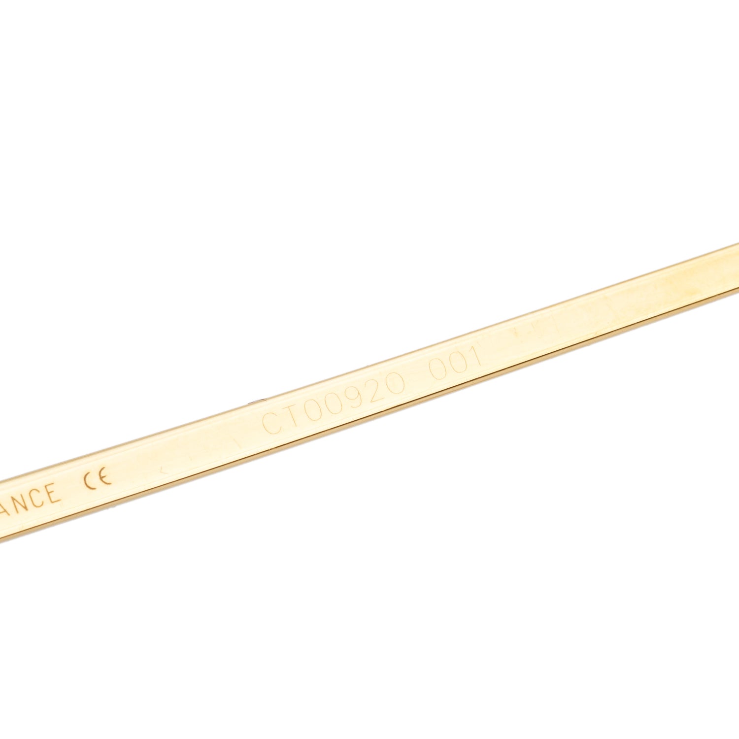 Cartier CT000920 Diamond Piccadilly Rimless Diamond Cut Sunglasses w/ Box & Case