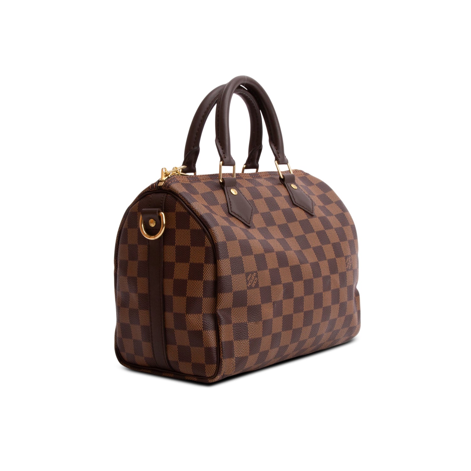 Louis Vuitton 2020 Damier Ebene Speedy Bandouliere 25 w/ Box, Receipt & Strap