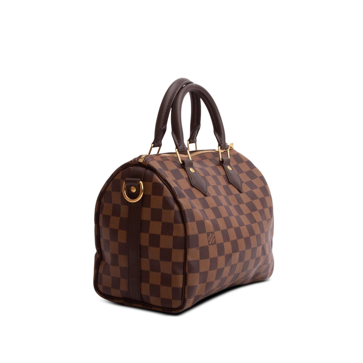 Louis Vuitton 2020 Damier Ebene Speedy Bandouliere 25 w/ Box, Receipt & Strap