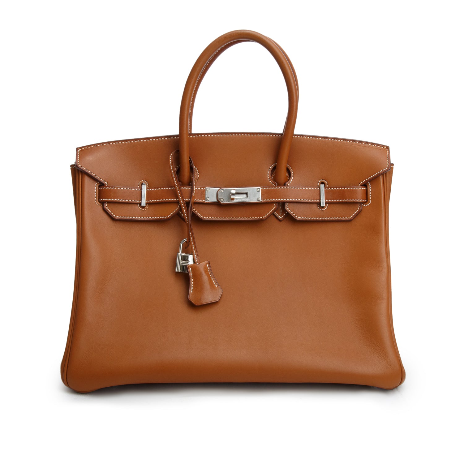 Hermes Gold Vache Natural Leather Birkin 35