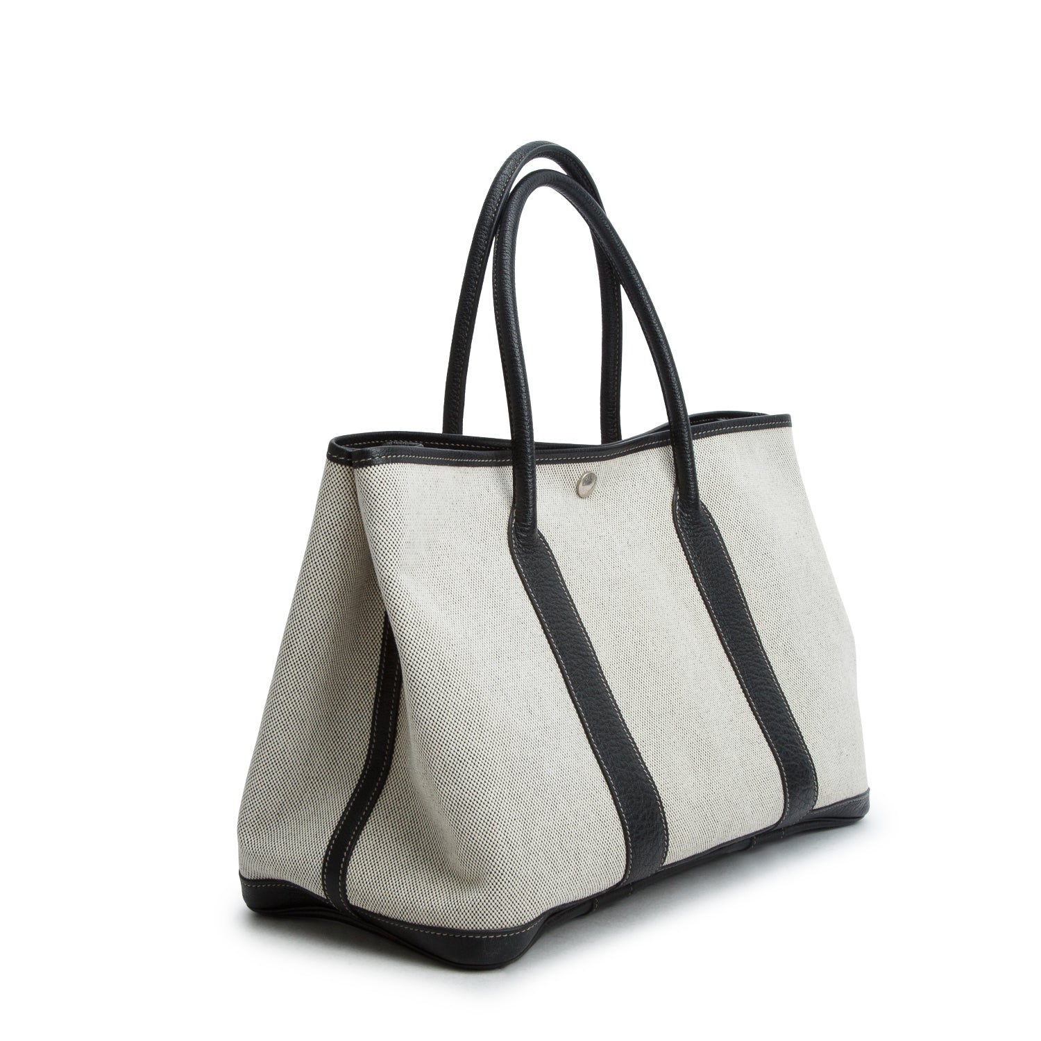 Hermes Ecru Toile Negonda Garden Party 36 MM Tote