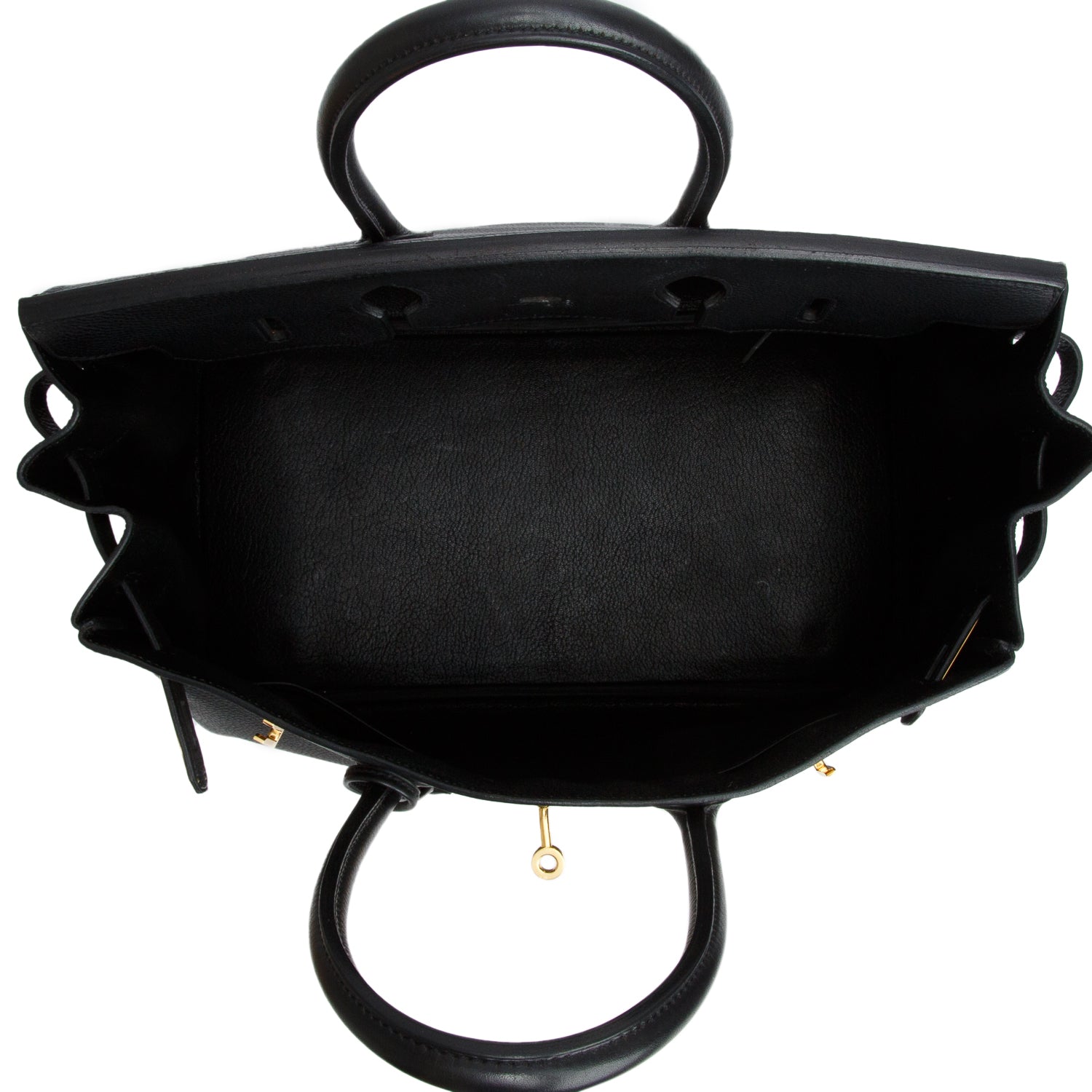 Hermes Vintage Noir Taurillon Clemence Birkin 35