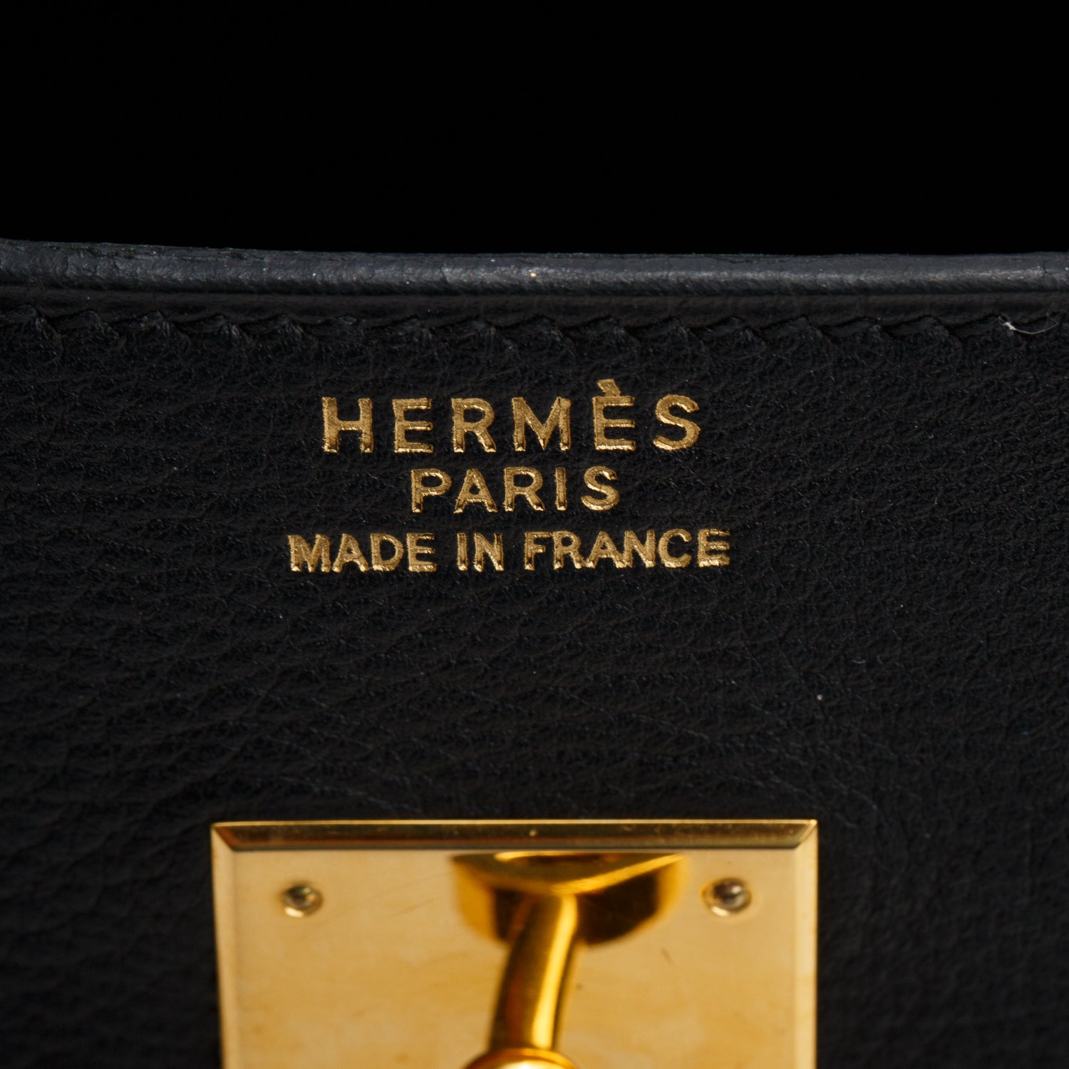 Hermes Vintage Noir Taurillon Clemence Birkin 35