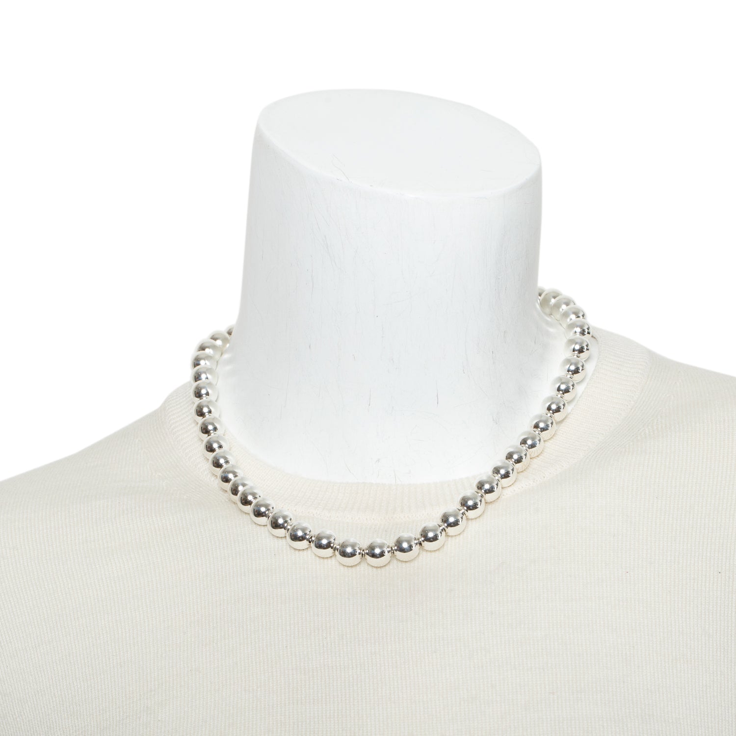 Tiffany & Co. Sterling Silver HardWear Ball Necklace
