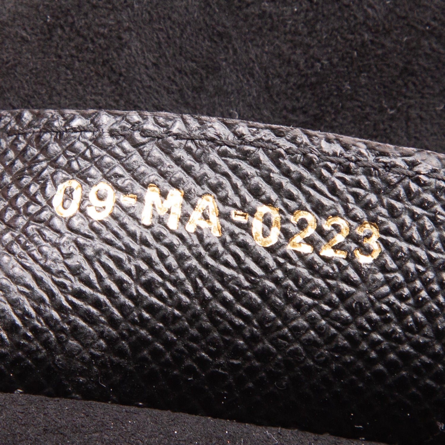 Christian Dior 2023 Black Grained Calfskin Saddle Bag w/ Strap