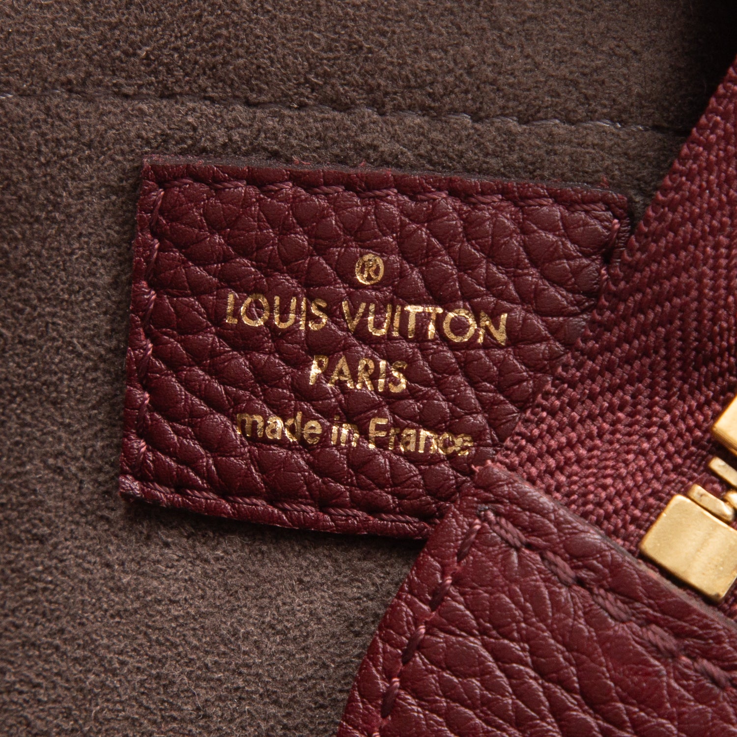 Louis Vuitton Burgundy Mahina Solar PM